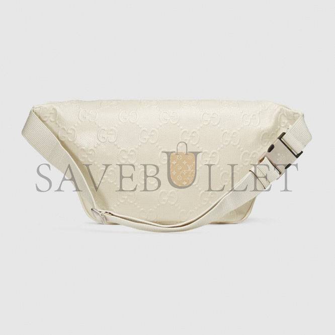 GUCCI GG EMBOSSED BELT BAG 645093 (28*18*8cm) GUCCI GG EMBOSSED BELT BAG 645093 (28*18*8cm)