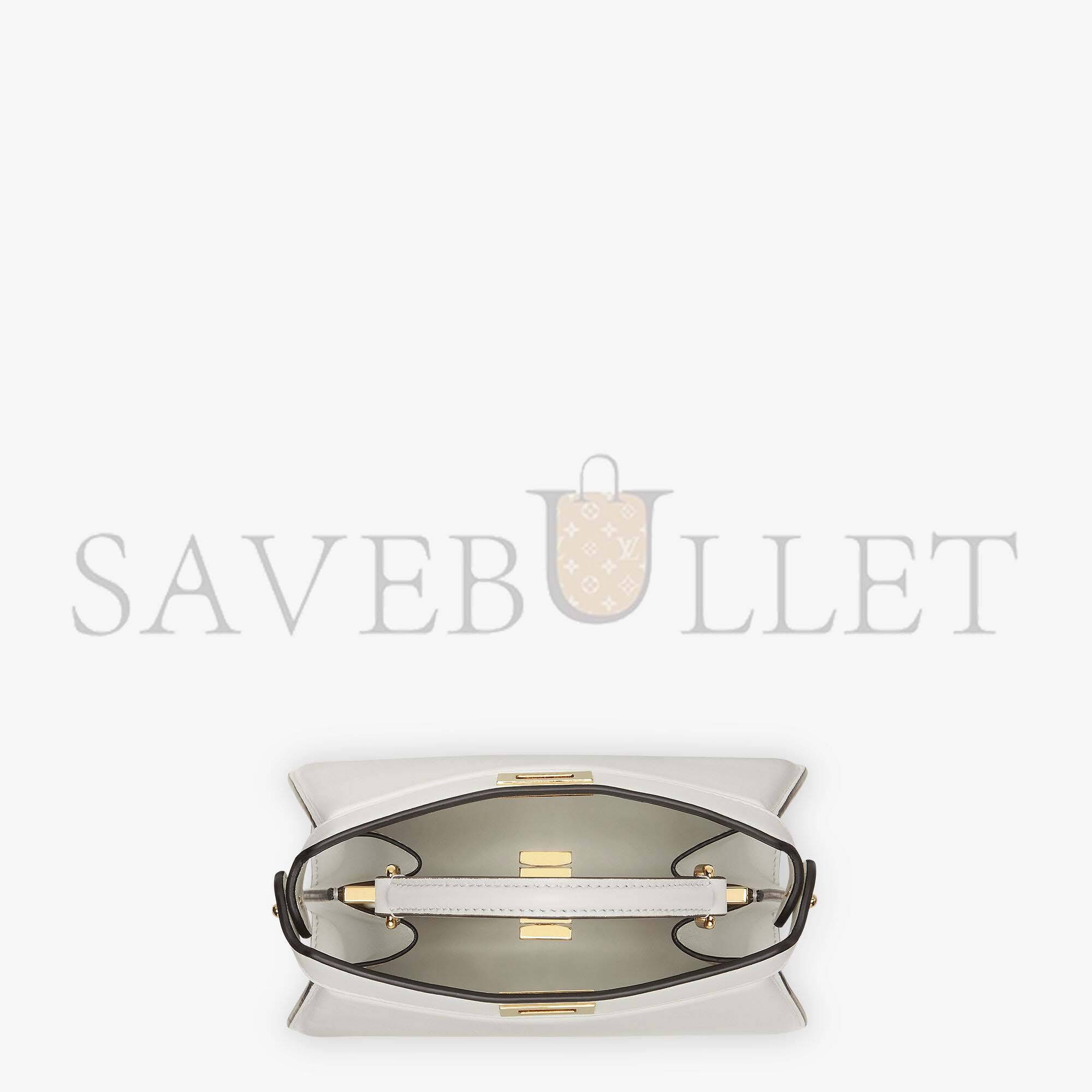 FENDI PEEKABOO ISEEU PETITE - WHITE PADDED NAPPA LEATHER BAG 8BN335ABVEF0QVL (20*15.5*11cm) FENDI PEEKABOO ISEEU PETITE - WHITE PADDED NAPPA LEATHER BAG 8BN335ABVEF0QVL (20*15.5*11cm)