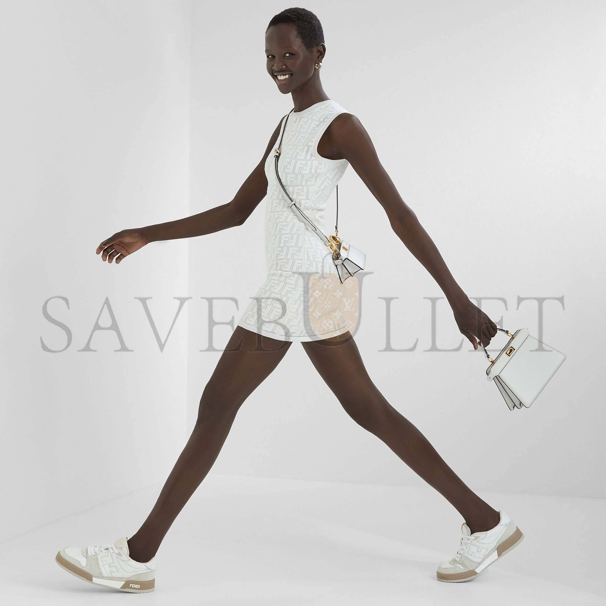 FENDI PEEKABOO ISEEU PETITE - WHITE PADDED NAPPA LEATHER BAG 8BN335ABVEF0QVL (20*15.5*11cm) FENDI PEEKABOO ISEEU PETITE - WHITE PADDED NAPPA LEATHER BAG 8BN335ABVEF0QVL (20*15.5*11cm)