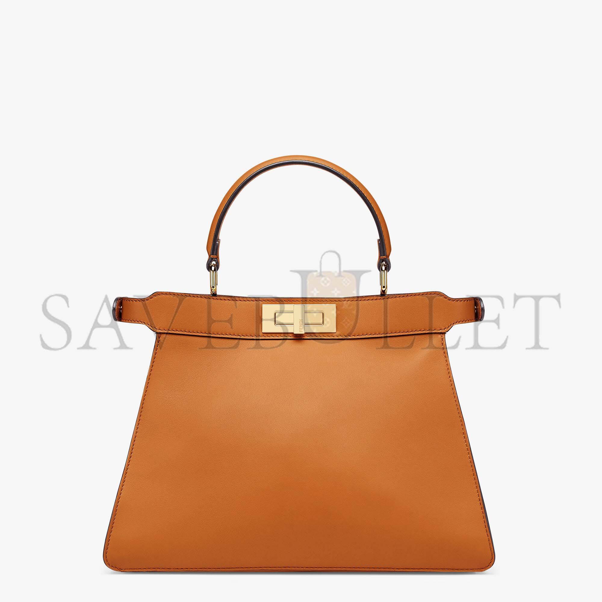 FENDI PEEKABOO ISEEU MEDIUM - BROWN LEATHER BAG 8BN321A6V3F1D48 (33.5*25.5*13cm) FENDI PEEKABOO ISEEU MEDIUM - BROWN LEATHER BAG 8BN321A6V3F1D48 (33.5*25.5*13cm)