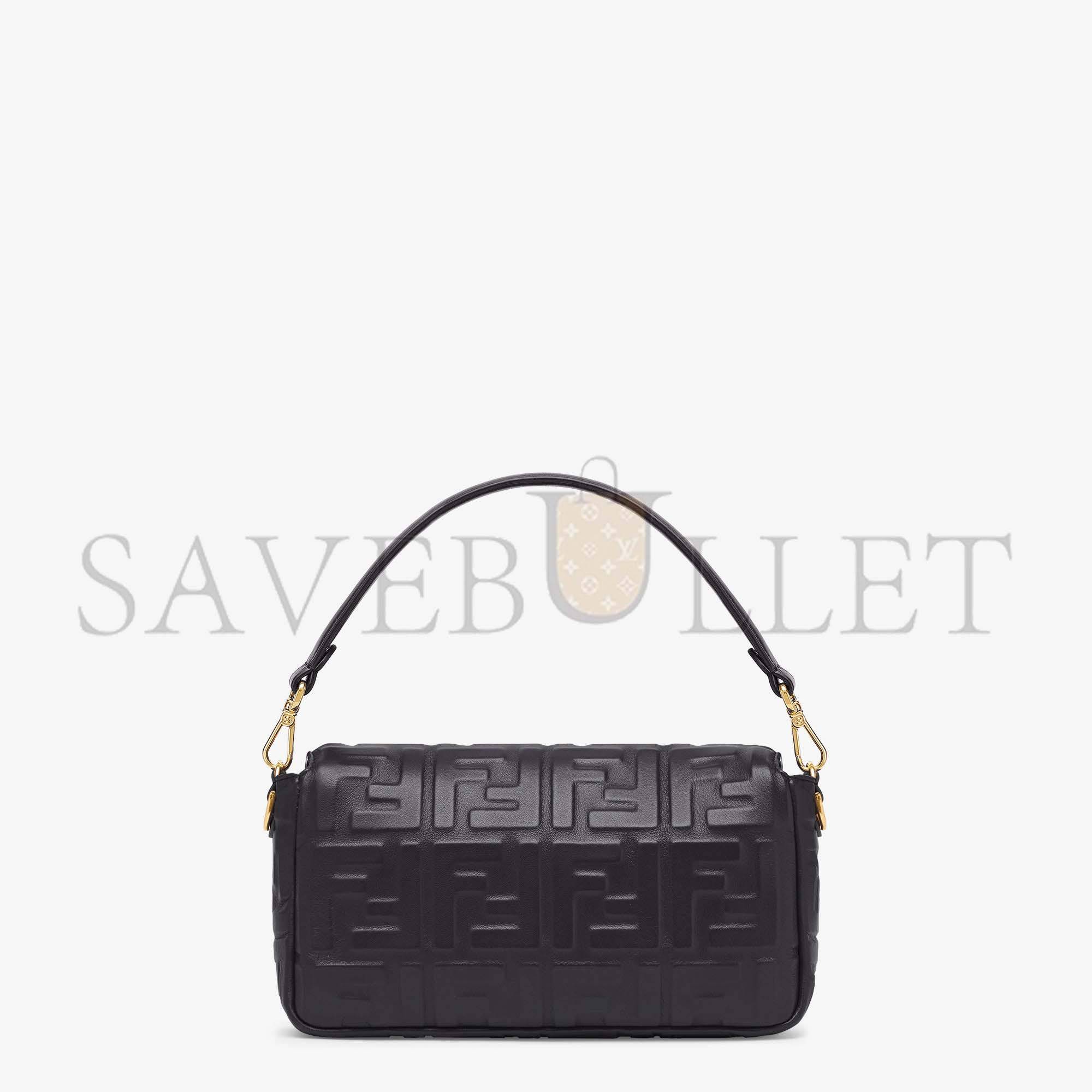 FENDI BAGUETTE - BLACK LEATHER BAG 8BR600A72VF15ZW (27*15*6cm) FENDI BAGUETTE - BLACK LEATHER BAG 8BR600A72VF15ZW (27*15*6cm)