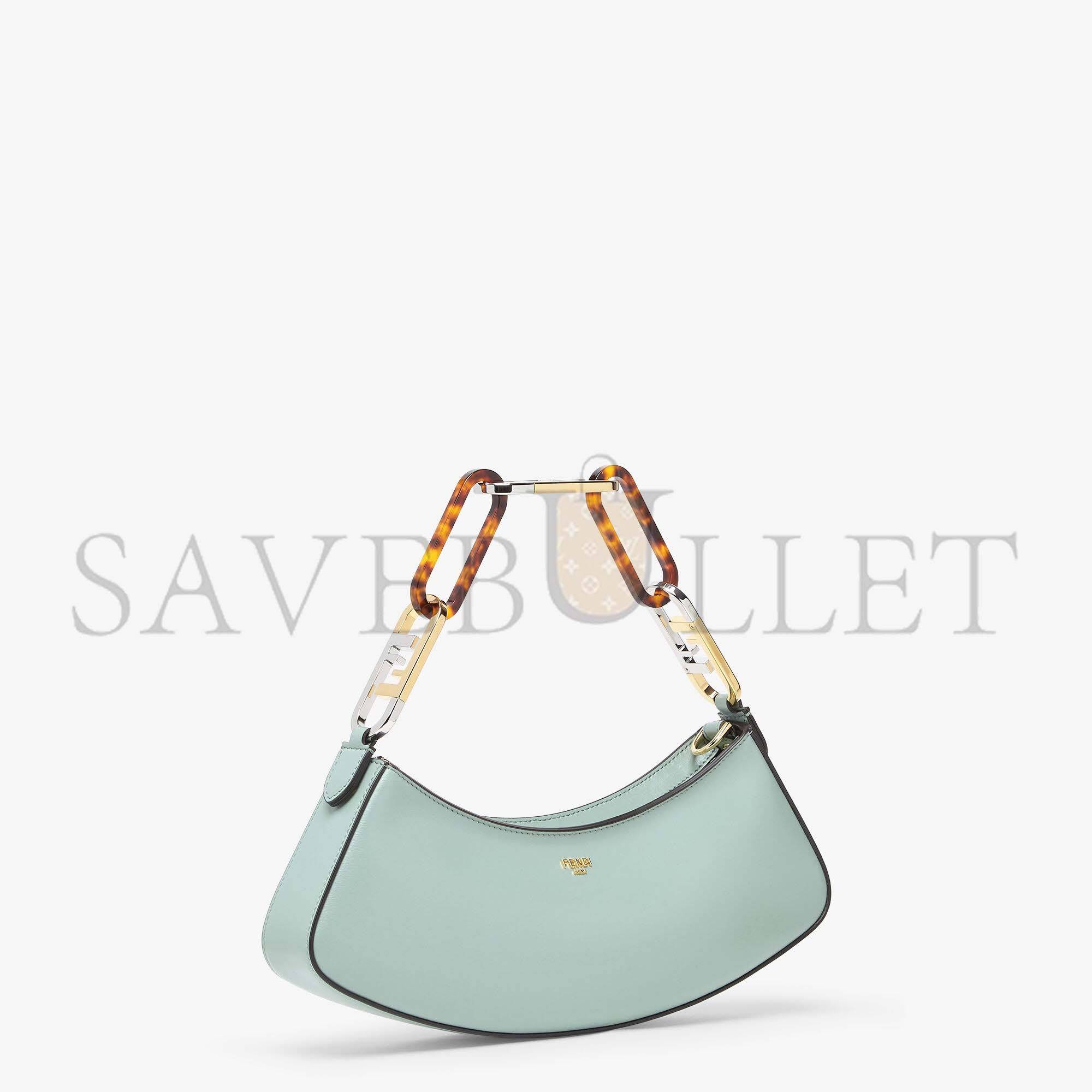 FENDI O’LOCK SWING - MINT GREEN LEATHER POUCH 8BS068AHM0F1DMZ (32*11*5cm) FENDI O’LOCK SWING - MINT GREEN LEATHER POUCH 8BS068AHM0F1DMZ (32*11*5cm)