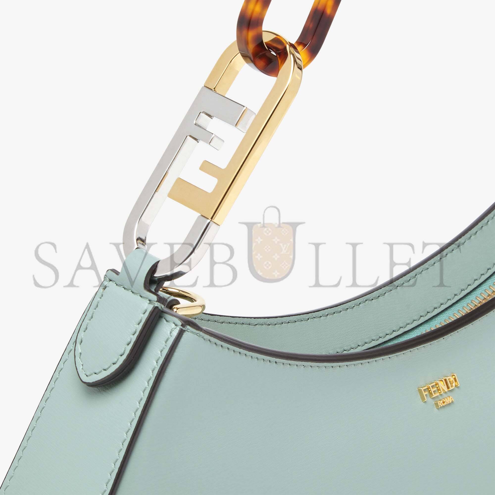 FENDI O’LOCK SWING - MINT GREEN LEATHER POUCH 8BS068AHM0F1DMZ (32*11*5cm) FENDI O’LOCK SWING - MINT GREEN LEATHER POUCH 8BS068AHM0F1DMZ (32*11*5cm)