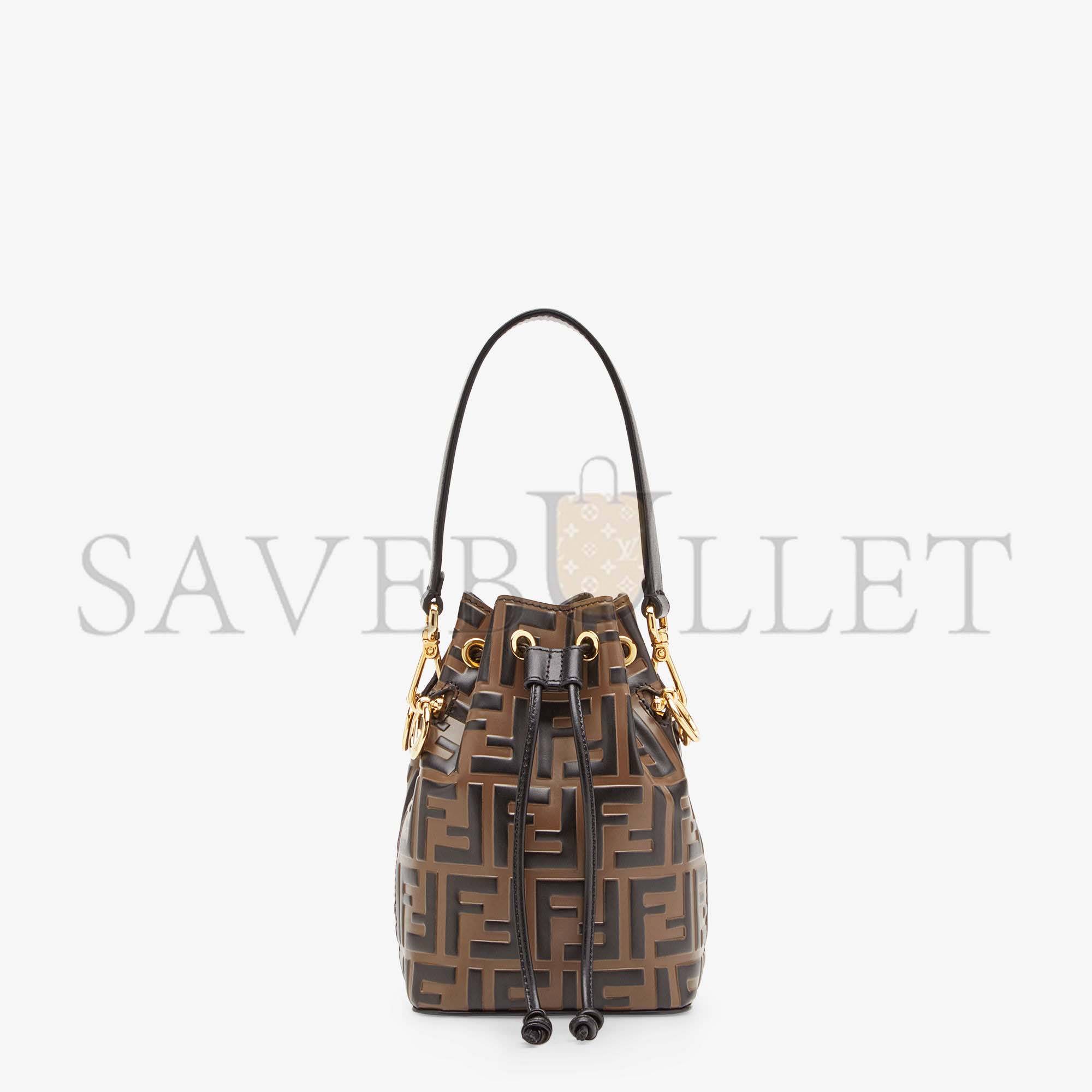 FENDI MON TRESOR - BROWN LEATHER MINI BAG 8BS010A659F13VK (18*12*10cm) FENDI MON TRESOR - BROWN LEATHER MINI BAG 8BS010A659F13VK (18*12*10cm)
