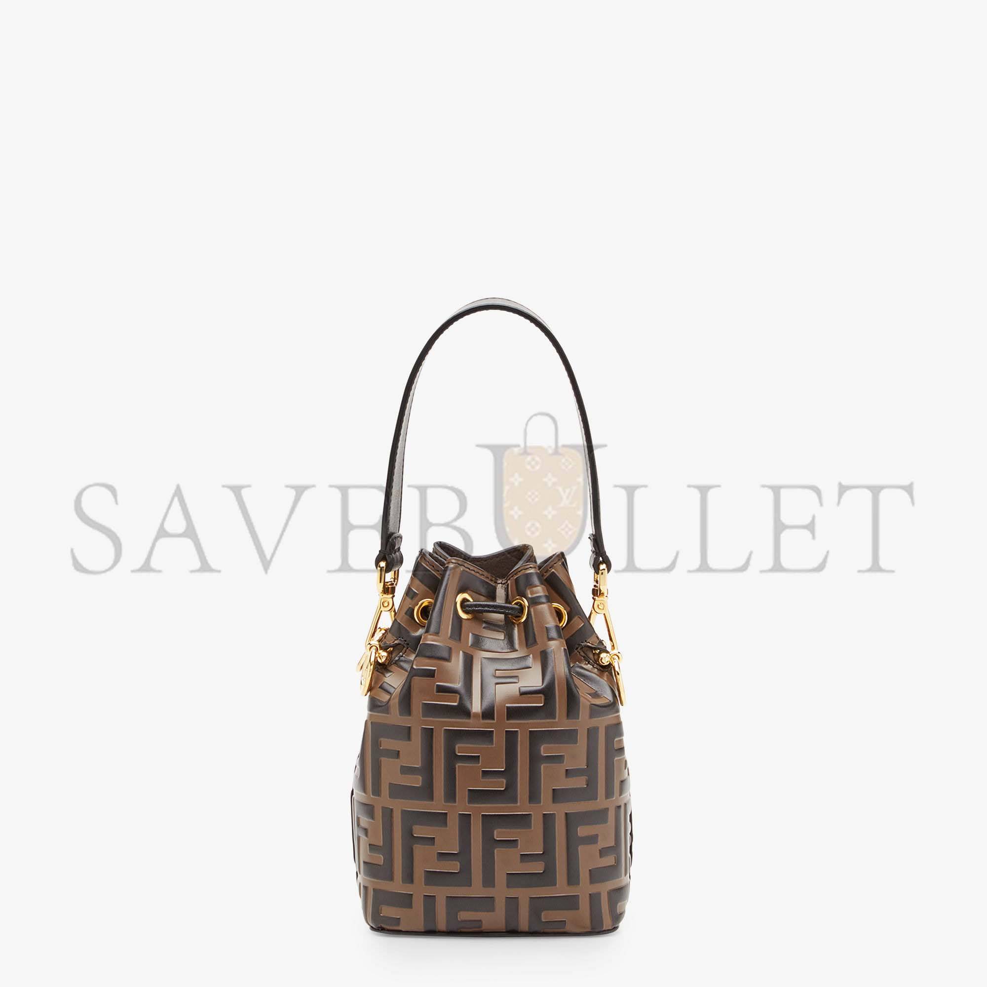 FENDI MON TRESOR - BROWN LEATHER MINI BAG 8BS010A659F13VK (18*12*10cm) FENDI MON TRESOR - BROWN LEATHER MINI BAG 8BS010A659F13VK (18*12*10cm)