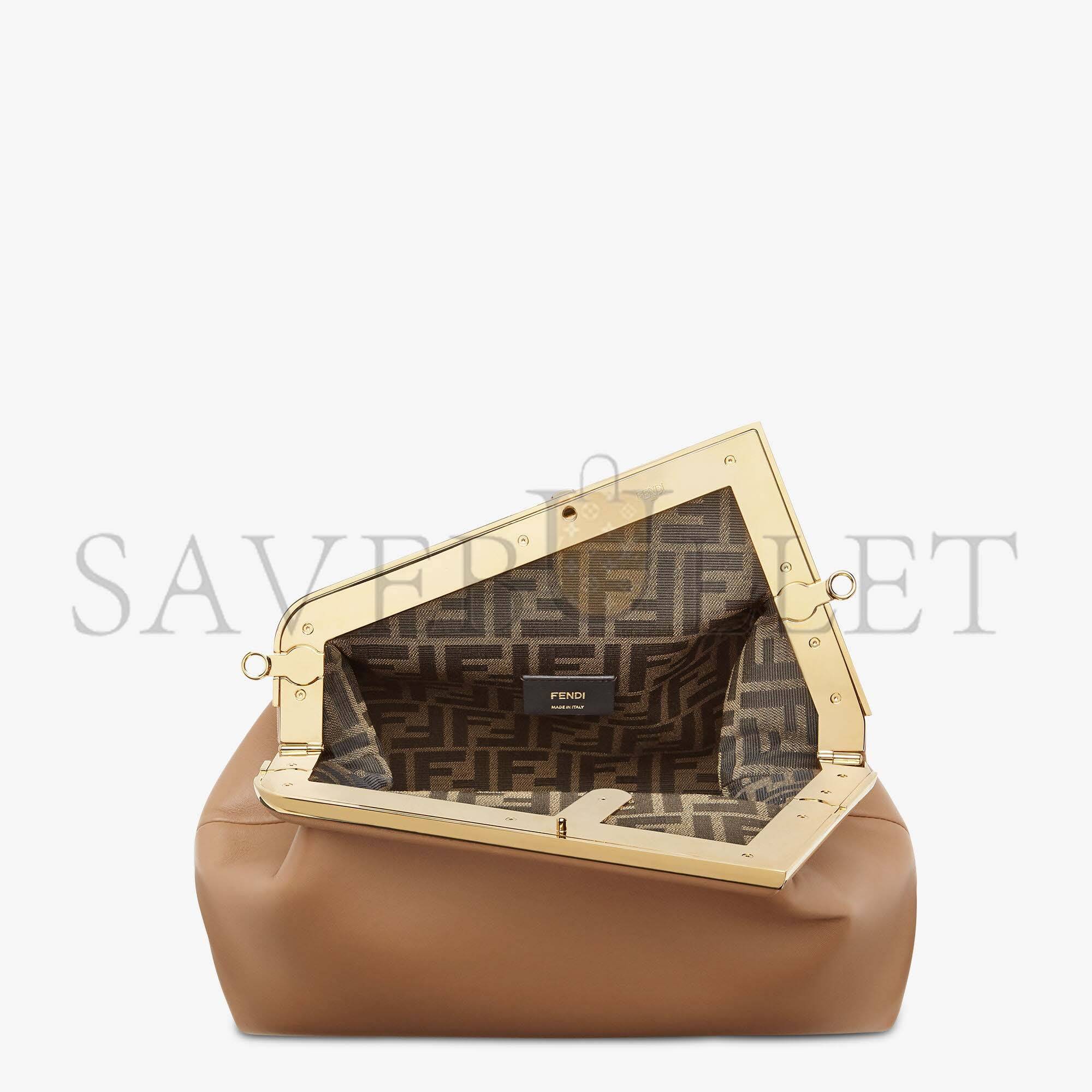 FENDI FIRST MEDIUM - BEIGE LEATHER BAG 8BP127ABVEF11WP (32.5*23.5*15cm) FENDI FIRST MEDIUM - BEIGE LEATHER BAG 8BP127ABVEF11WP (32.5*23.5*15cm)