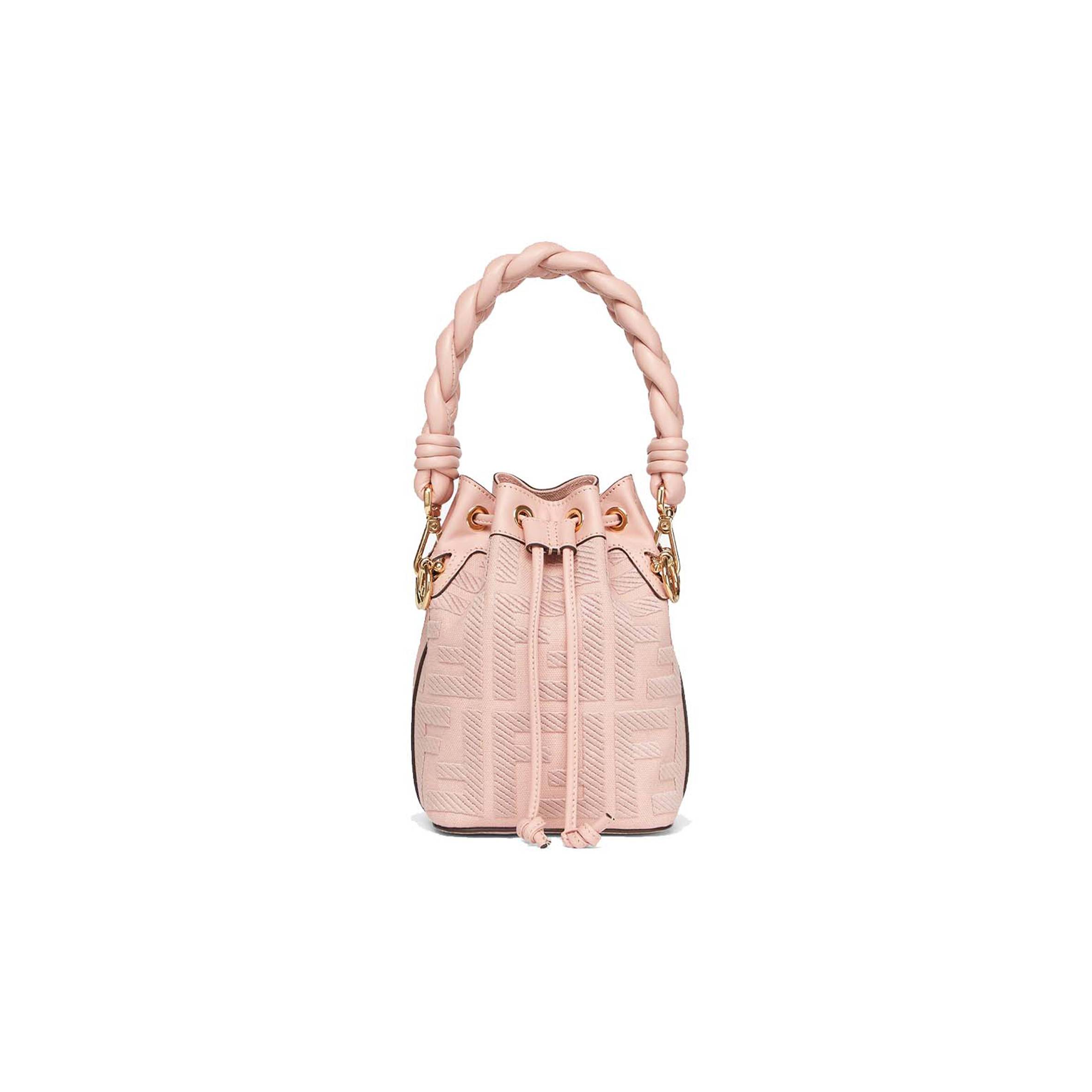 FENDI MON TRESOR - PINK FF CANVAS MINI-BAG 8BS010AKKWF0J2F (18*12*10cm) FENDI MON TRESOR - PINK FF CANVAS MINI-BAG 8BS010AKKWF0J2F (18*12*10cm)