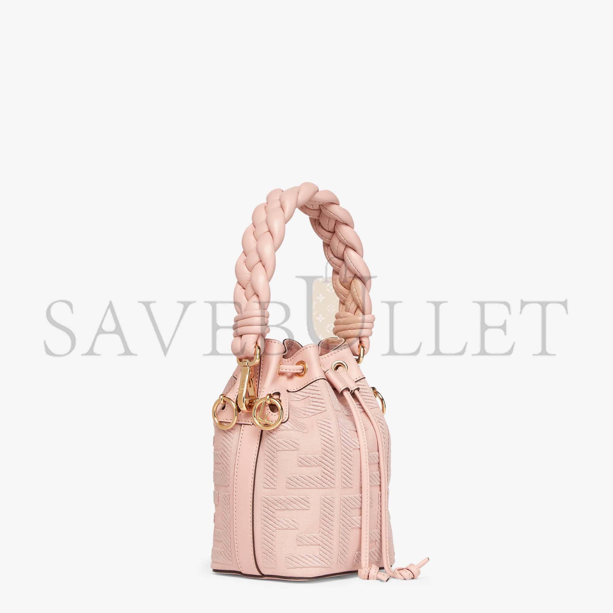 FENDI MON TRESOR - PINK FF CANVAS MINI-BAG 8BS010AKKWF0J2F (18*12*10cm) FENDI MON TRESOR - PINK FF CANVAS MINI-BAG 8BS010AKKWF0J2F (18*12*10cm)