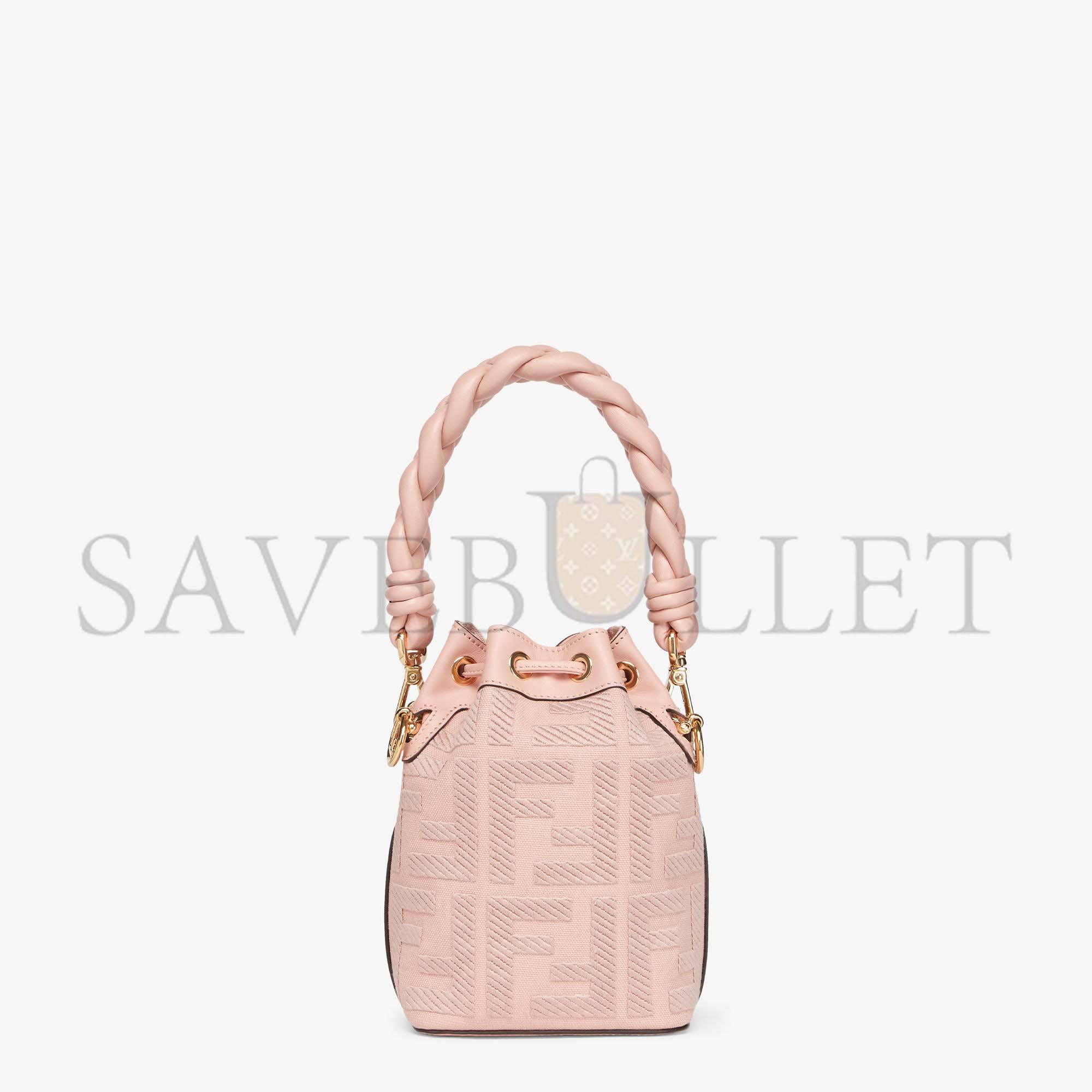 FENDI MON TRESOR - PINK FF CANVAS MINI-BAG 8BS010AKKWF0J2F (18*12*10cm) FENDI MON TRESOR - PINK FF CANVAS MINI-BAG 8BS010AKKWF0J2F (18*12*10cm)