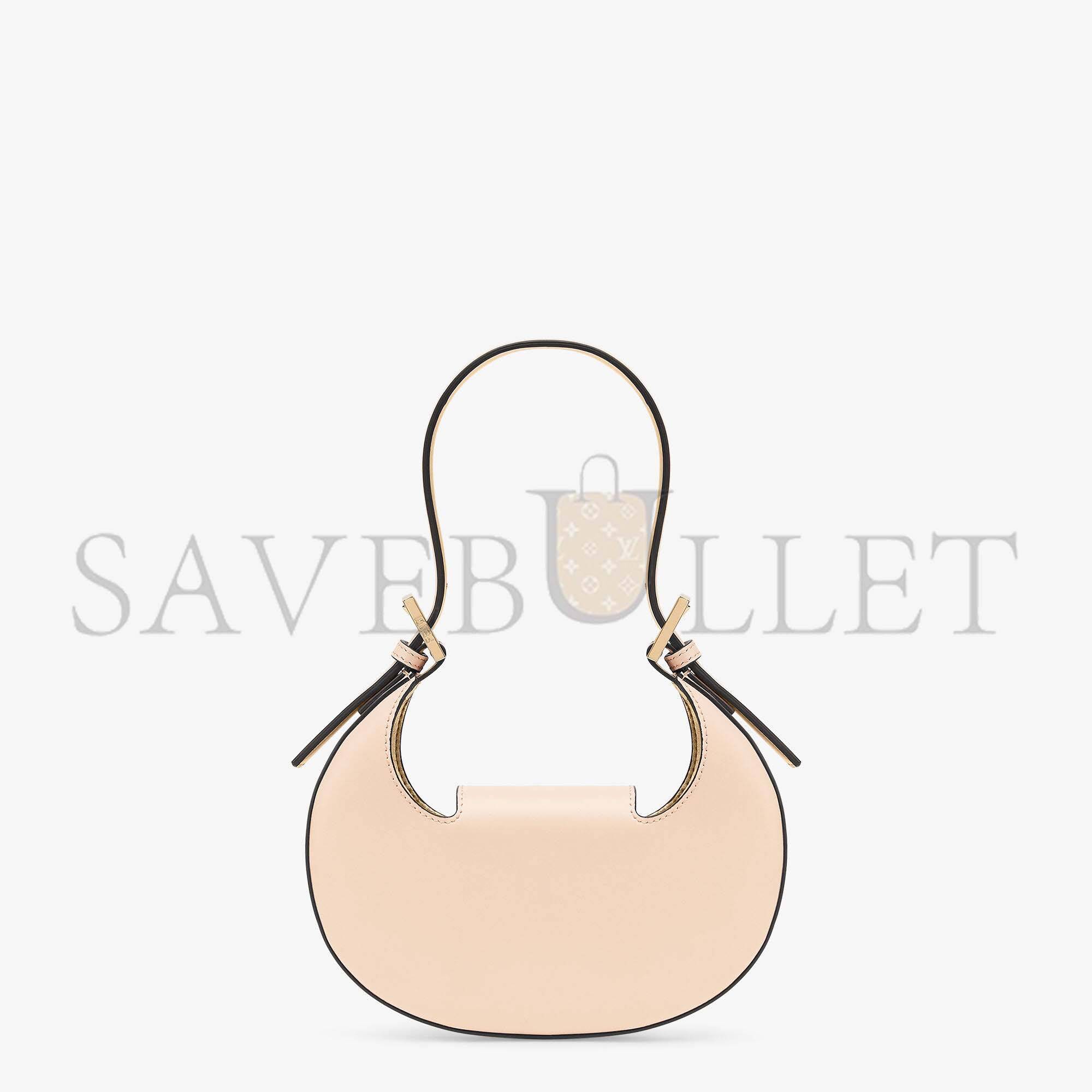FENDI COOKIE - PALE PINK LEATHER MINI BAG 8BS065AAIWF14N1 (22*17.5*4.5cm) FENDI COOKIE - PALE PINK LEATHER MINI BAG 8BS065AAIWF14N1 (22*17.5*4.5cm)