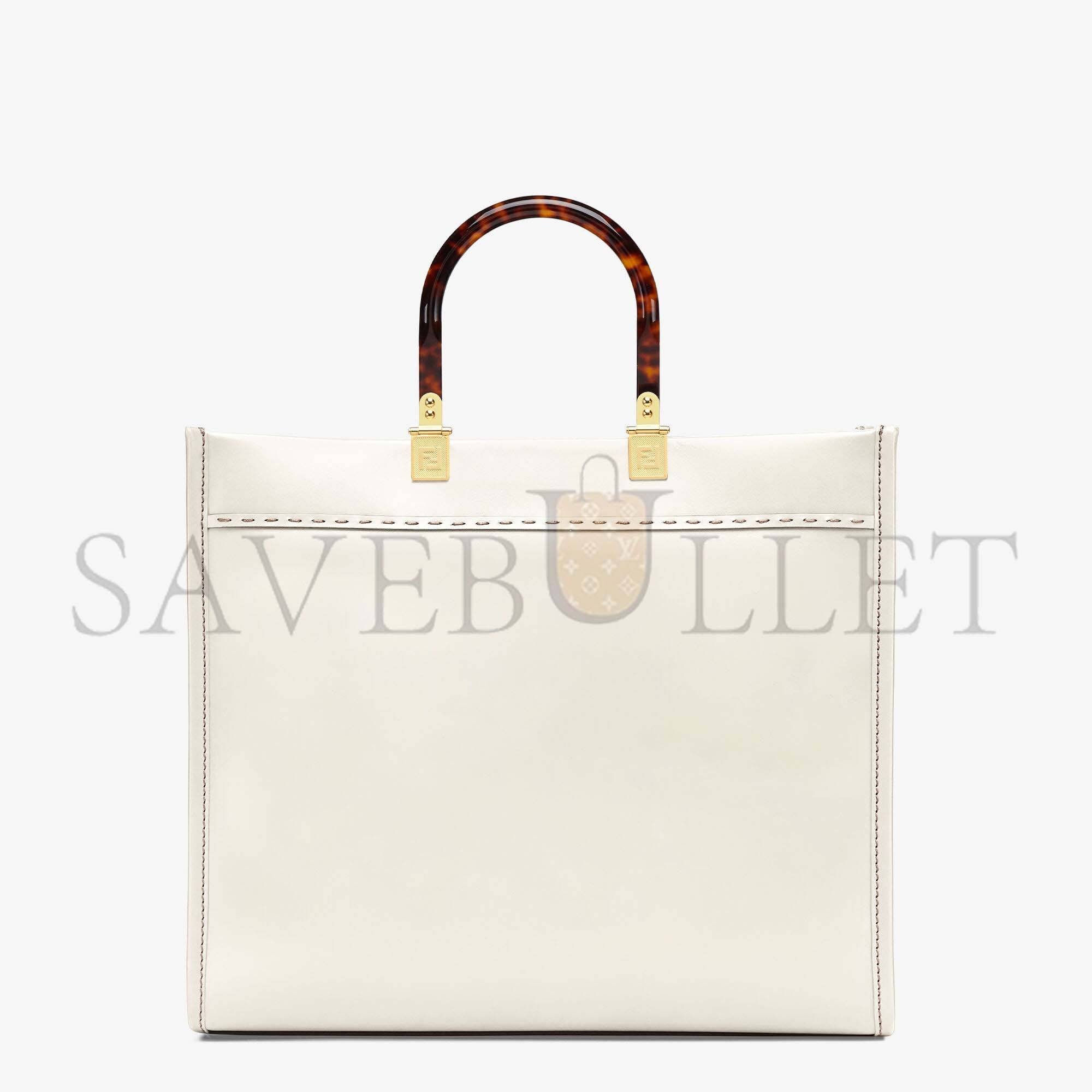 FENDI SUNSHINE MEDIUM - WHITE LEATHER SHOPPER 8BH386ABVLF0K7E (35*31*17cm) FENDI SUNSHINE MEDIUM - WHITE LEATHER SHOPPER 8BH386ABVLF0K7E (35*31*17cm)