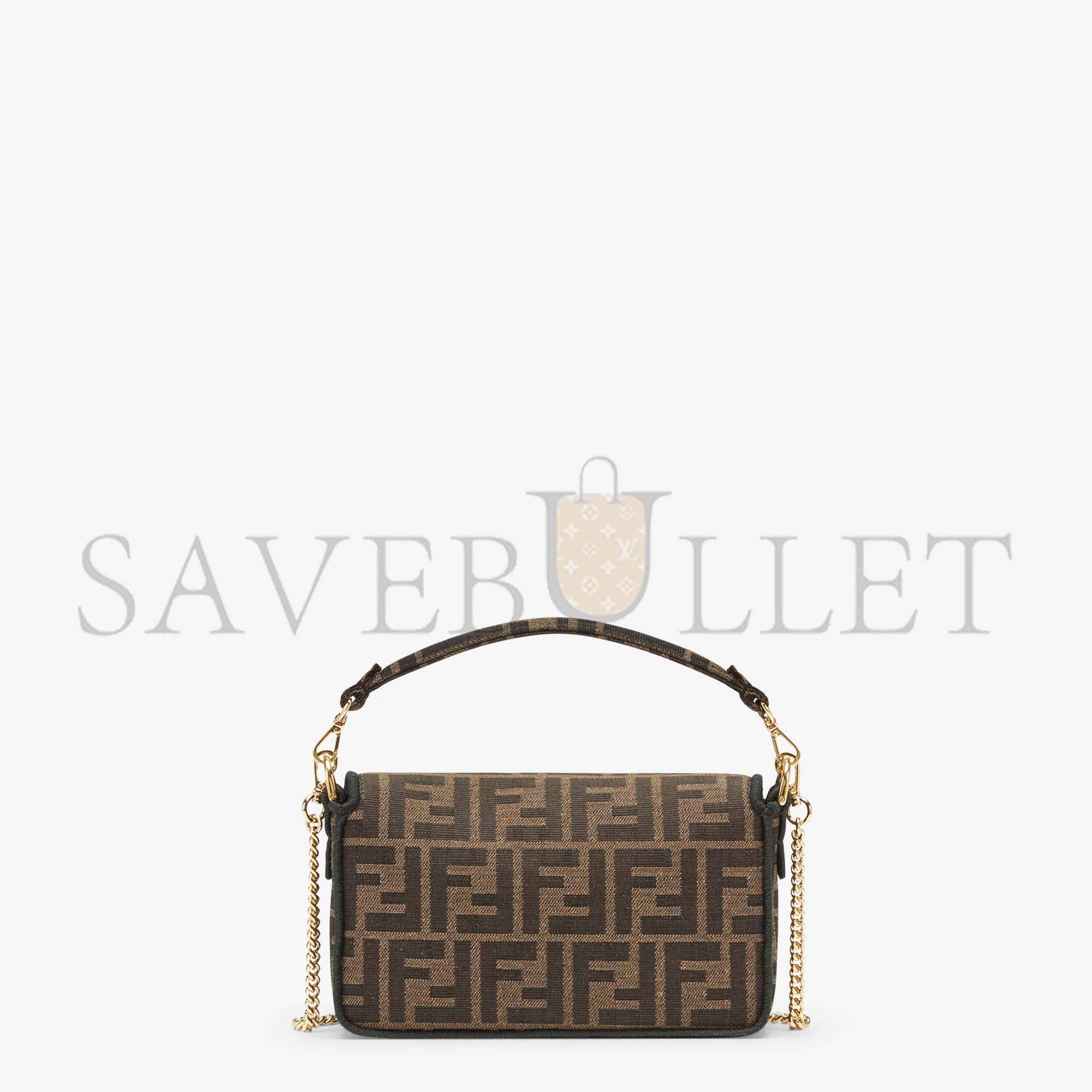 FENDI BAGUETTE MINI - JACQUARD FF FABRIC BAG 8BS017A6V5F17U4 (19*11.5*4cm) FENDI BAGUETTE MINI - JACQUARD FF FABRIC BAG 8BS017A6V5F17U4 (19*11.5*4cm)