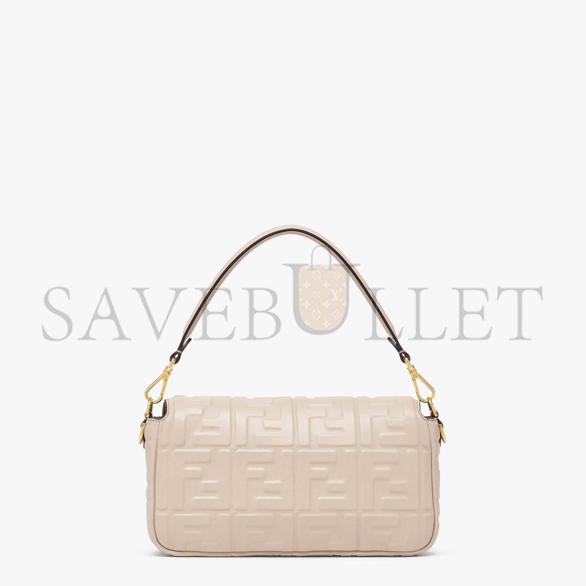FENDI BAGUETTE - BEIGE NAPPA LEATHER BAG 8BR600A72VF19T5 (27*15*6cm) FENDI BAGUETTE - BEIGE NAPPA LEATHER BAG 8BR600A72VF19T5 (27*15*6cm)
