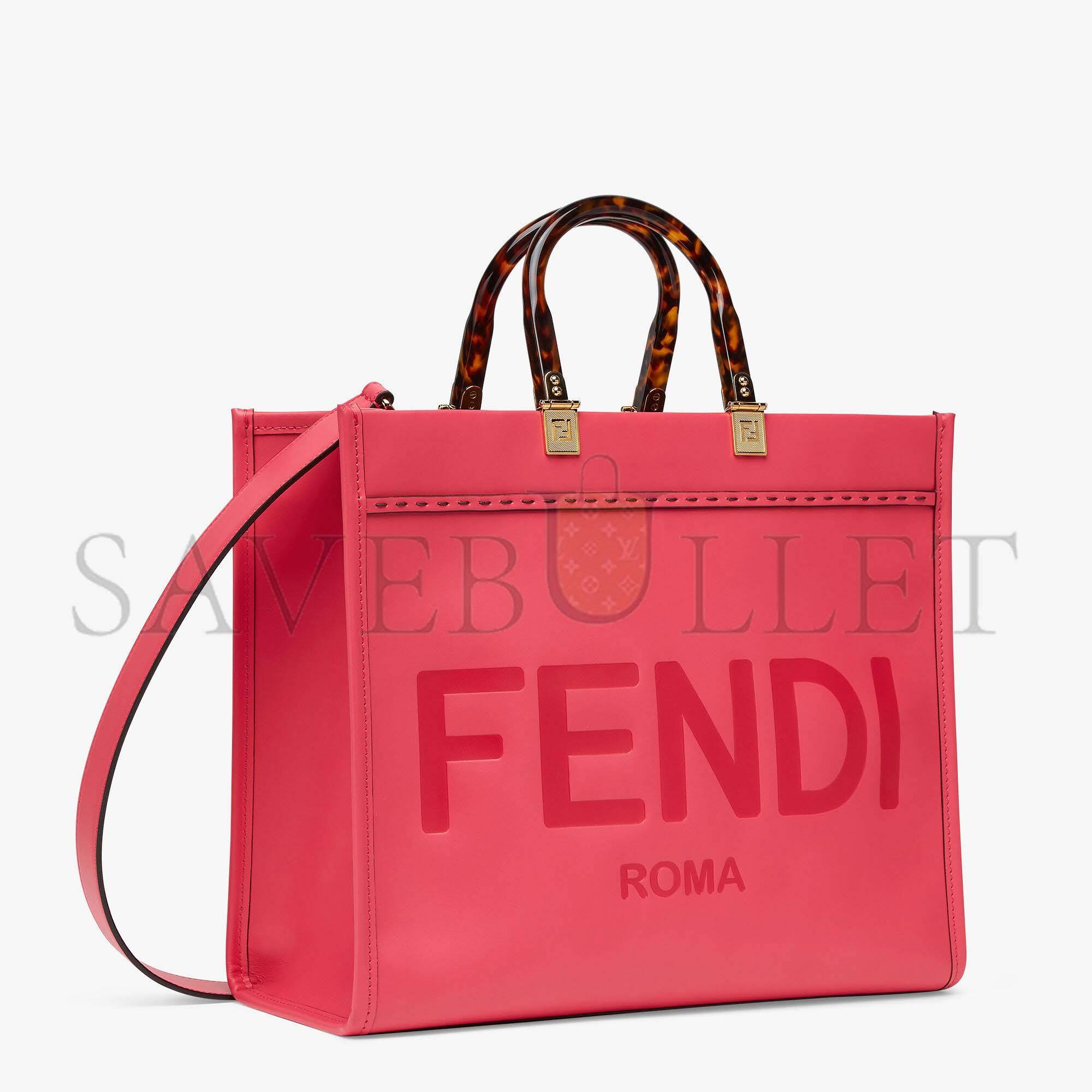 FENDI SUNSHINE MEDIUM - FUCHSIA LEATHER SHOPPER 8BH386ABVLF1HB7 (35*31*17cm) FENDI SUNSHINE MEDIUM - FUCHSIA LEATHER SHOPPER 8BH386ABVLF1HB7 (35*31*17cm)