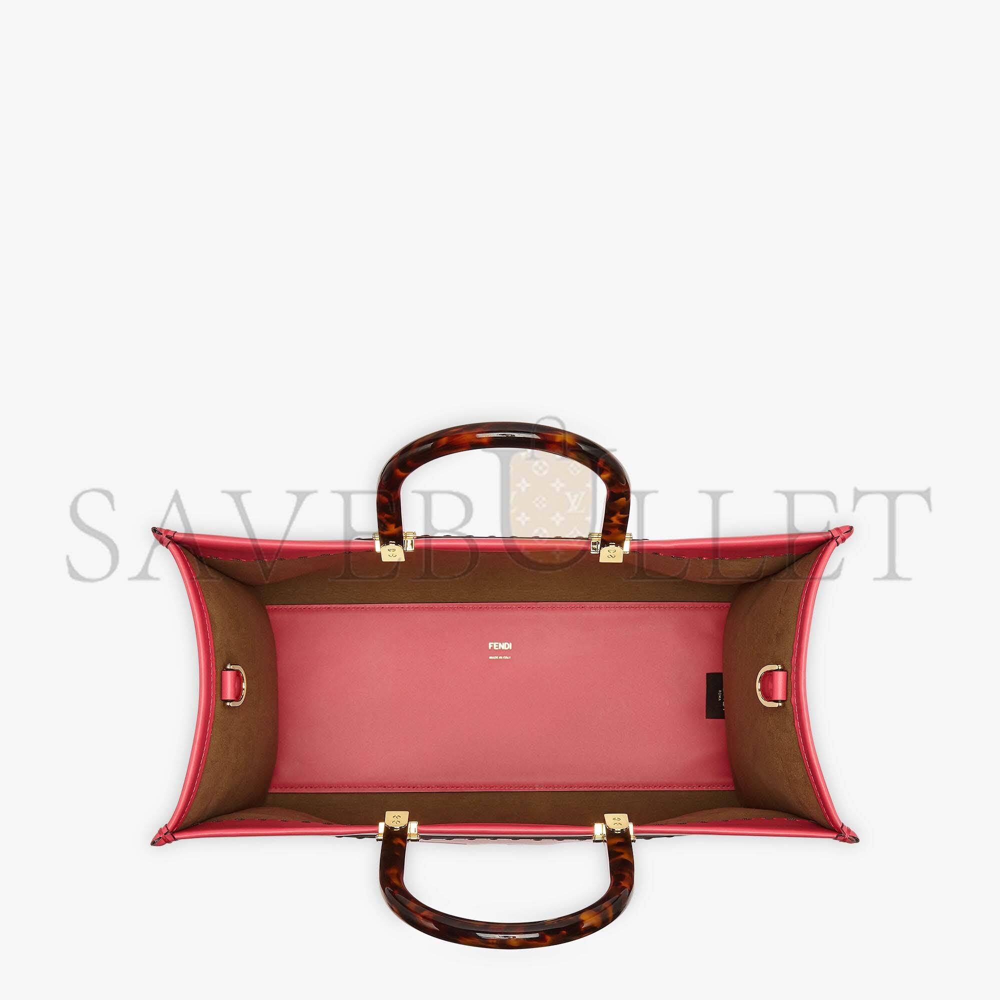 FENDI SUNSHINE MEDIUM - FUCHSIA LEATHER SHOPPER 8BH386ABVLF1HB7 (35*31*17cm) FENDI SUNSHINE MEDIUM - FUCHSIA LEATHER SHOPPER 8BH386ABVLF1HB7 (35*31*17cm)