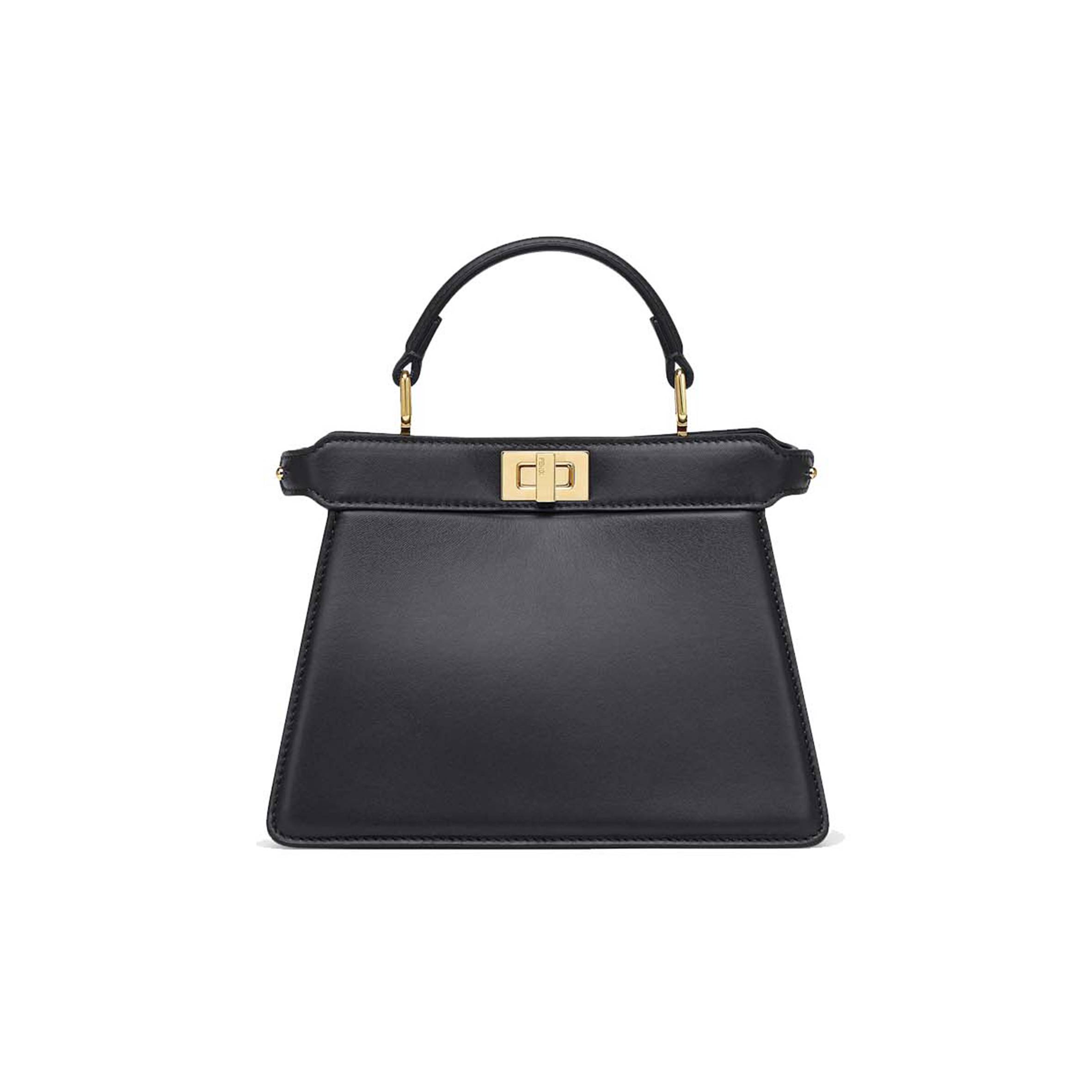 FENDI PEEKABOO ISEEU PETITE - BLACK PADDED NAPPA LEATHER BAG 8BN335ABVEF0KUR (20*15.5*11cm) FENDI PEEKABOO ISEEU PETITE - BLACK PADDED NAPPA LEATHER BAG 8BN335ABVEF0KUR (20*15.5*11cm)