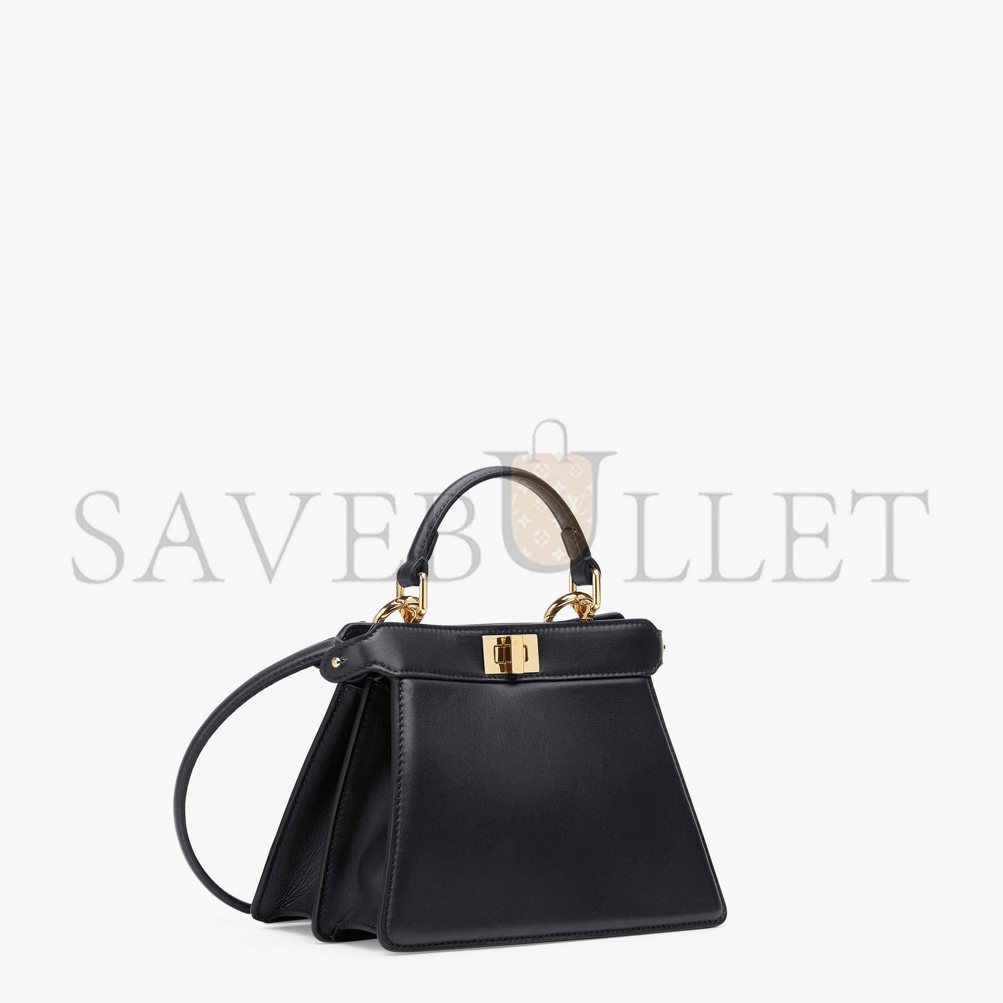 FENDI PEEKABOO ISEEU PETITE - BLACK PADDED NAPPA LEATHER BAG 8BN335ABVEF0KUR (20*15.5*11cm) FENDI PEEKABOO ISEEU PETITE - BLACK PADDED NAPPA LEATHER BAG 8BN335ABVEF0KUR (20*15.5*11cm)