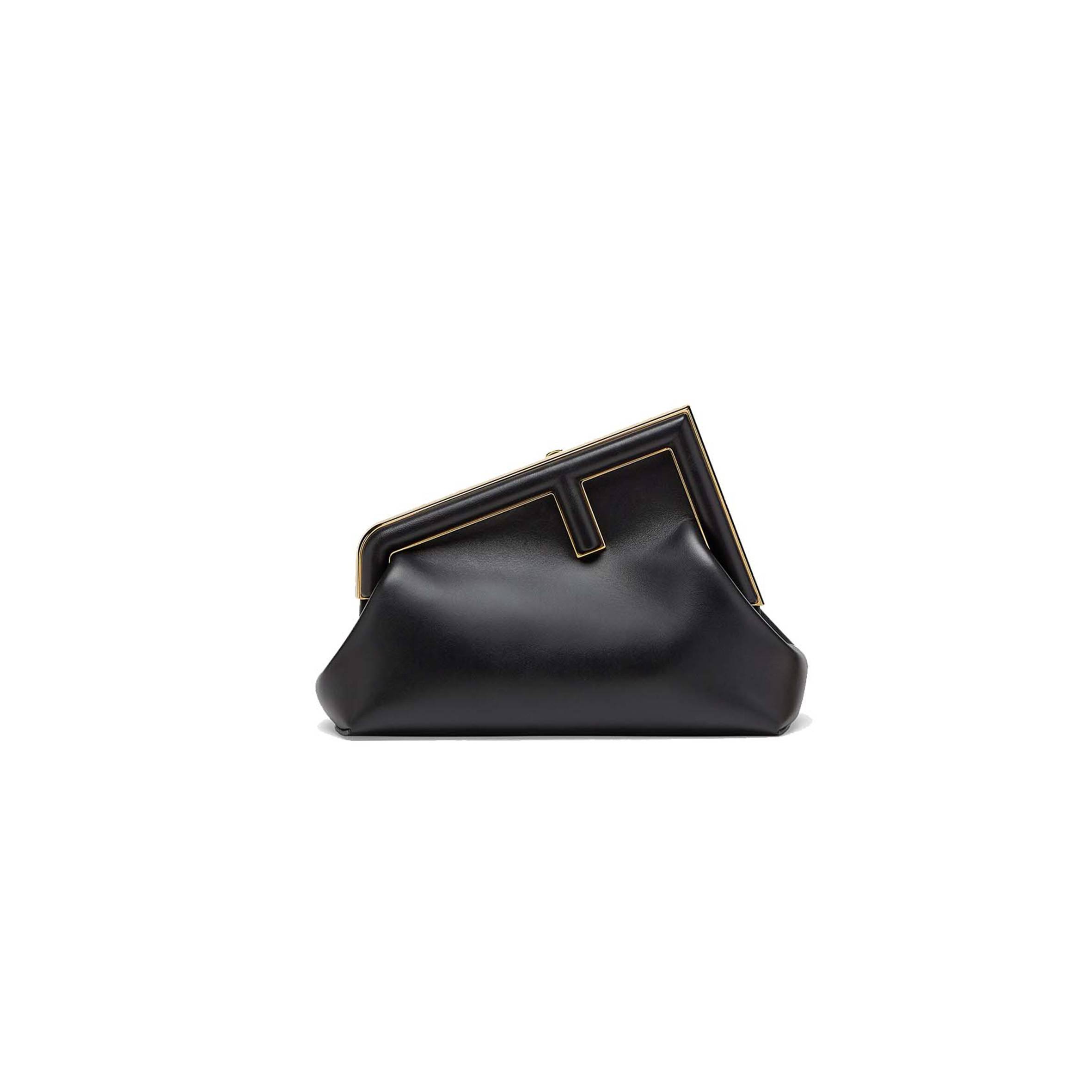 FENDI FIRST SMALL - BLACK LEATHER BAG 8BP129ABVEF0KUR (26*18*9.5cm) FENDI FIRST SMALL - BLACK LEATHER BAG 8BP129ABVEF0KUR (26*18*9.5cm)