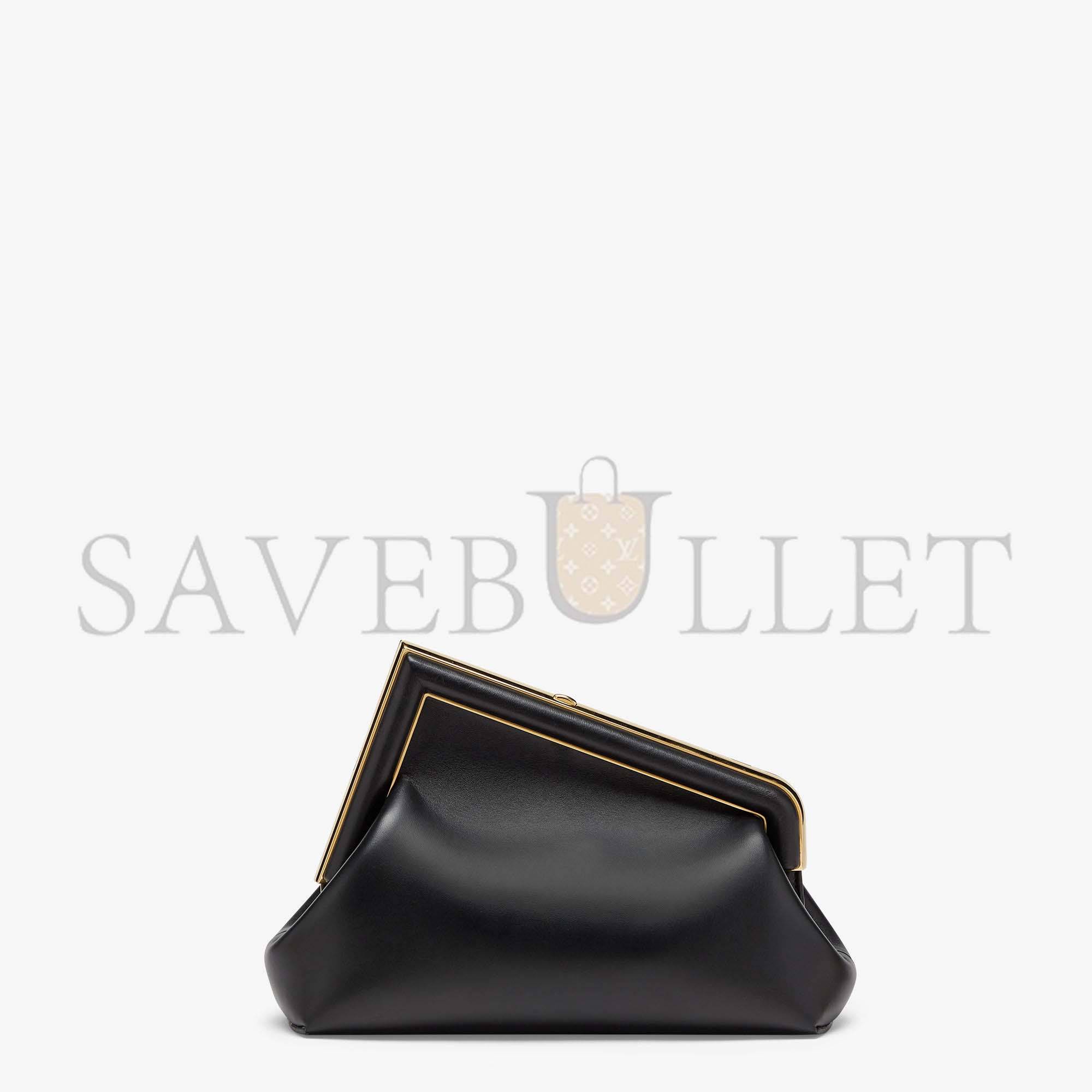 FENDI FIRST SMALL - BLACK LEATHER BAG 8BP129ABVEF0KUR (26*18*9.5cm) FENDI FIRST SMALL - BLACK LEATHER BAG 8BP129ABVEF0KUR (26*18*9.5cm)