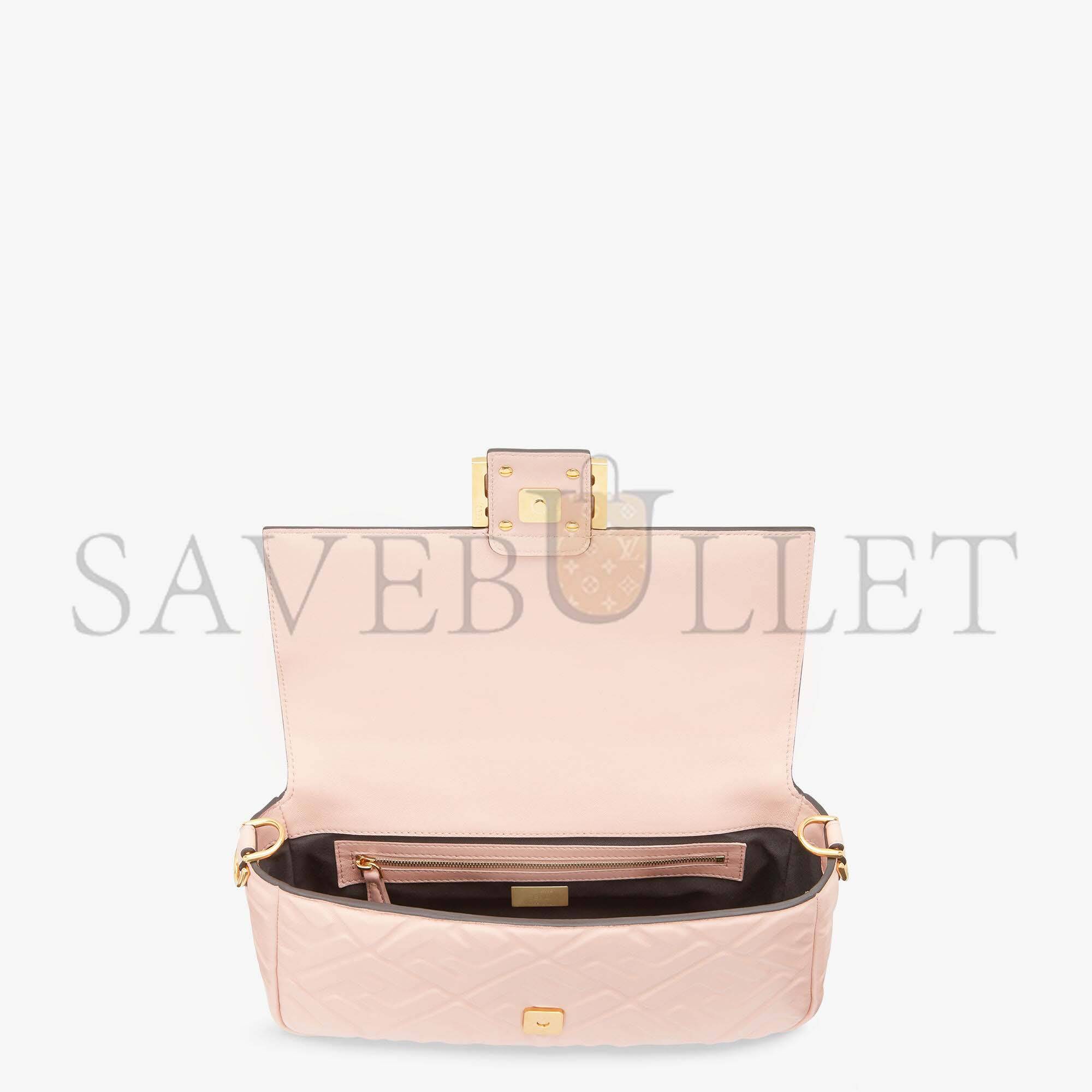 FENDI BAGUETTE - PINK NAPPA LEATHER BAG 8BR600A72VF1JCJ (27*15*6cm) FENDI BAGUETTE - PINK NAPPA LEATHER BAG 8BR600A72VF1JCJ (27*15*6cm)