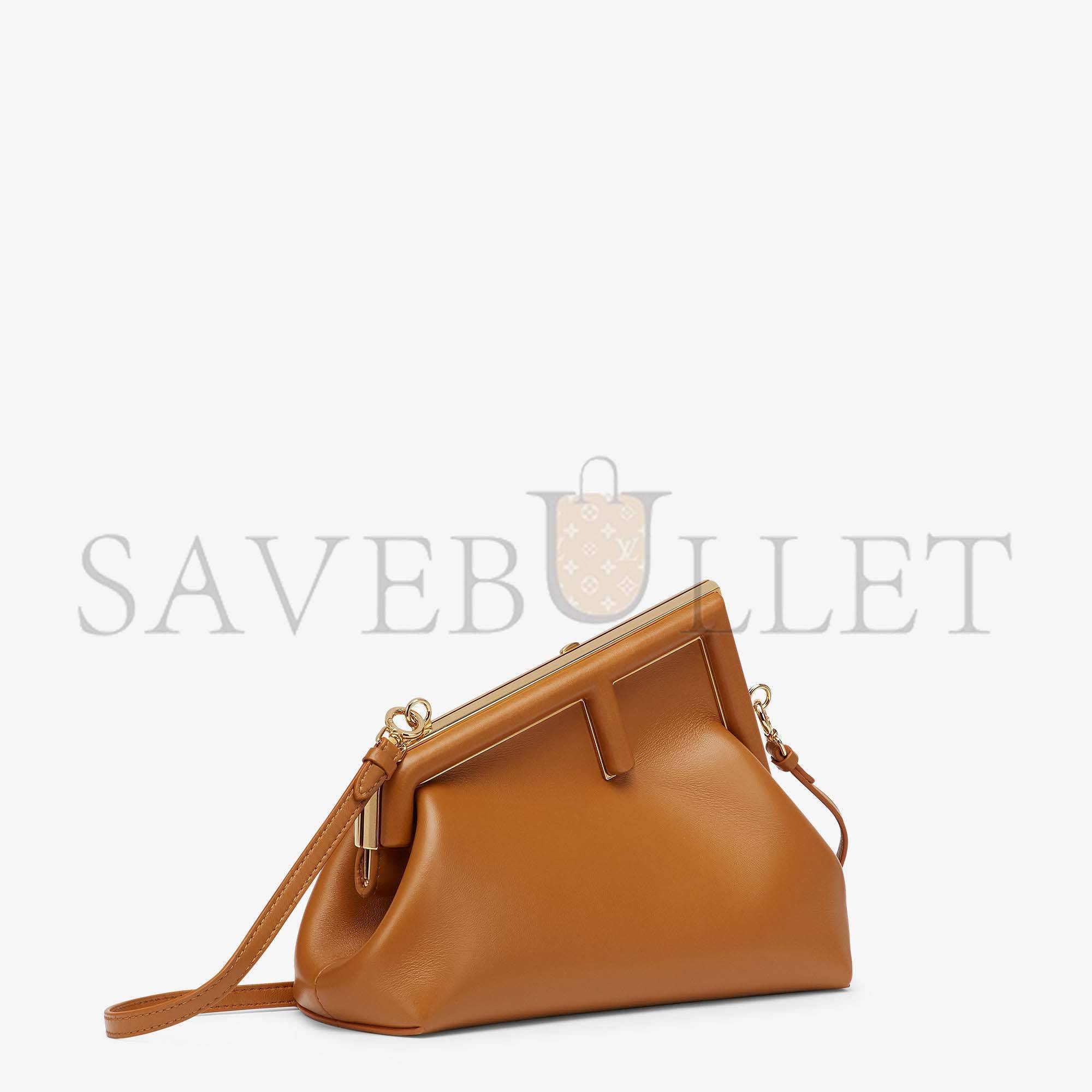 FENDI FIRST SMALL - BROWN LEATHER BAG 8BP129ABVEF0NYJ (26*18*9.5cm) FENDI FIRST SMALL - BROWN LEATHER BAG 8BP129ABVEF0NYJ (26*18*9.5cm)