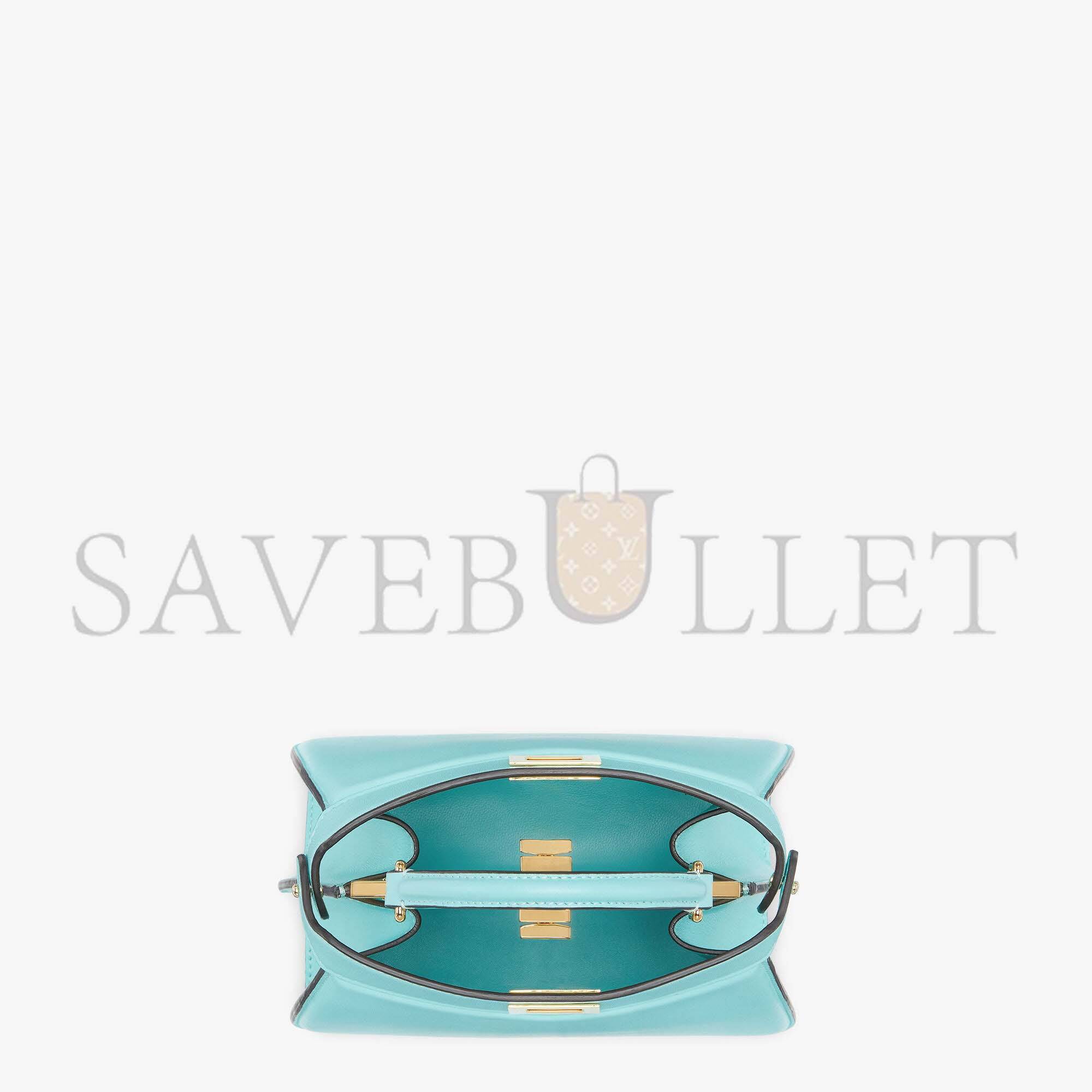 FENDI PEEKABOO ISEEU PETITE - TURQUOISE PADDED NAPPA LEATHER 8BN335ABVEF1JTX (20*15.5*11cm) FENDI PEEKABOO ISEEU PETITE - TURQUOISE PADDED NAPPA LEATHER 8BN335ABVEF1JTX (20*15.5*11cm)