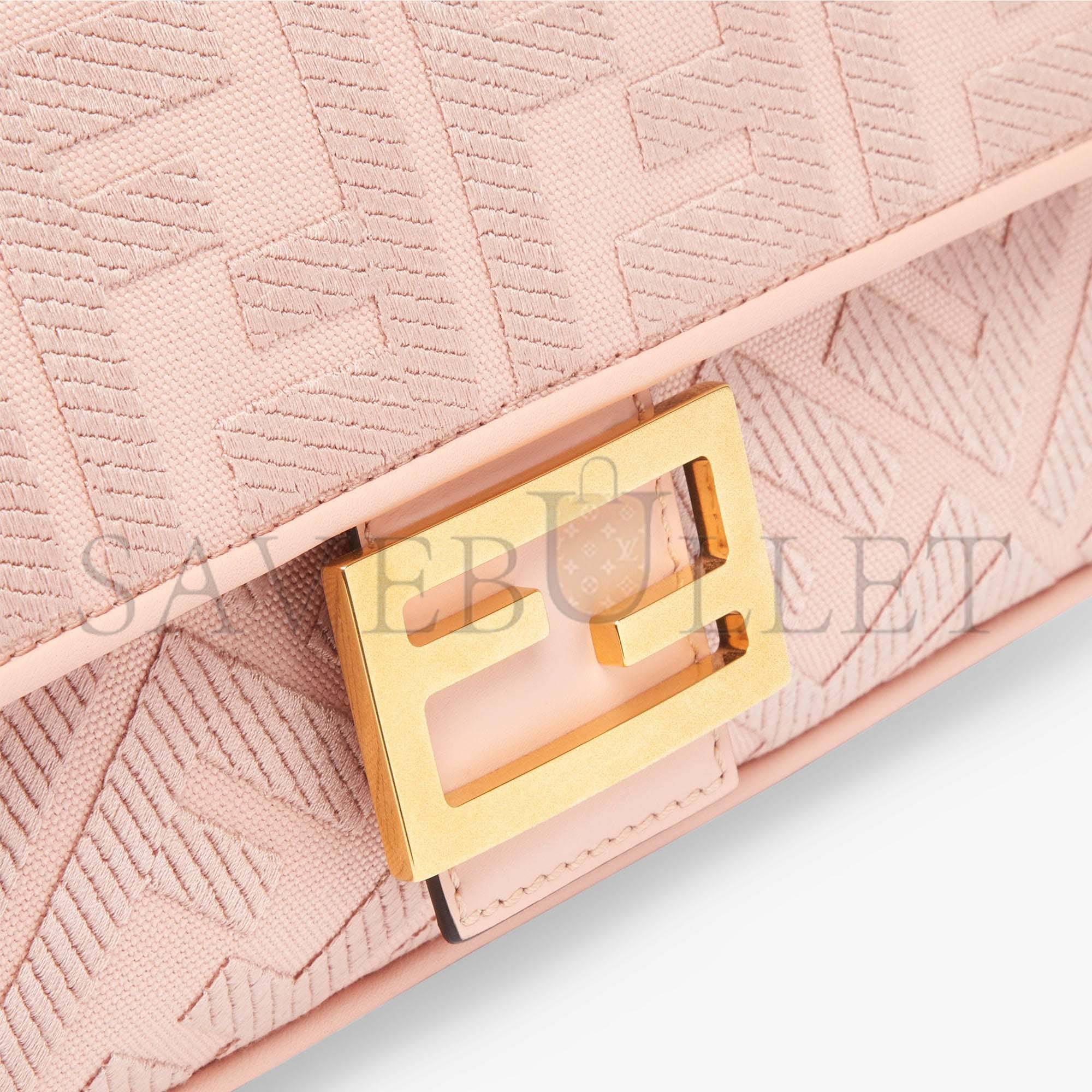 FENDI BAGUETTE - PINK FF CANVAS BAG 8BR600AMCDF1J4A (27*15*6cm) FENDI BAGUETTE - PINK FF CANVAS BAG 8BR600AMCDF1J4A (27*15*6cm)
