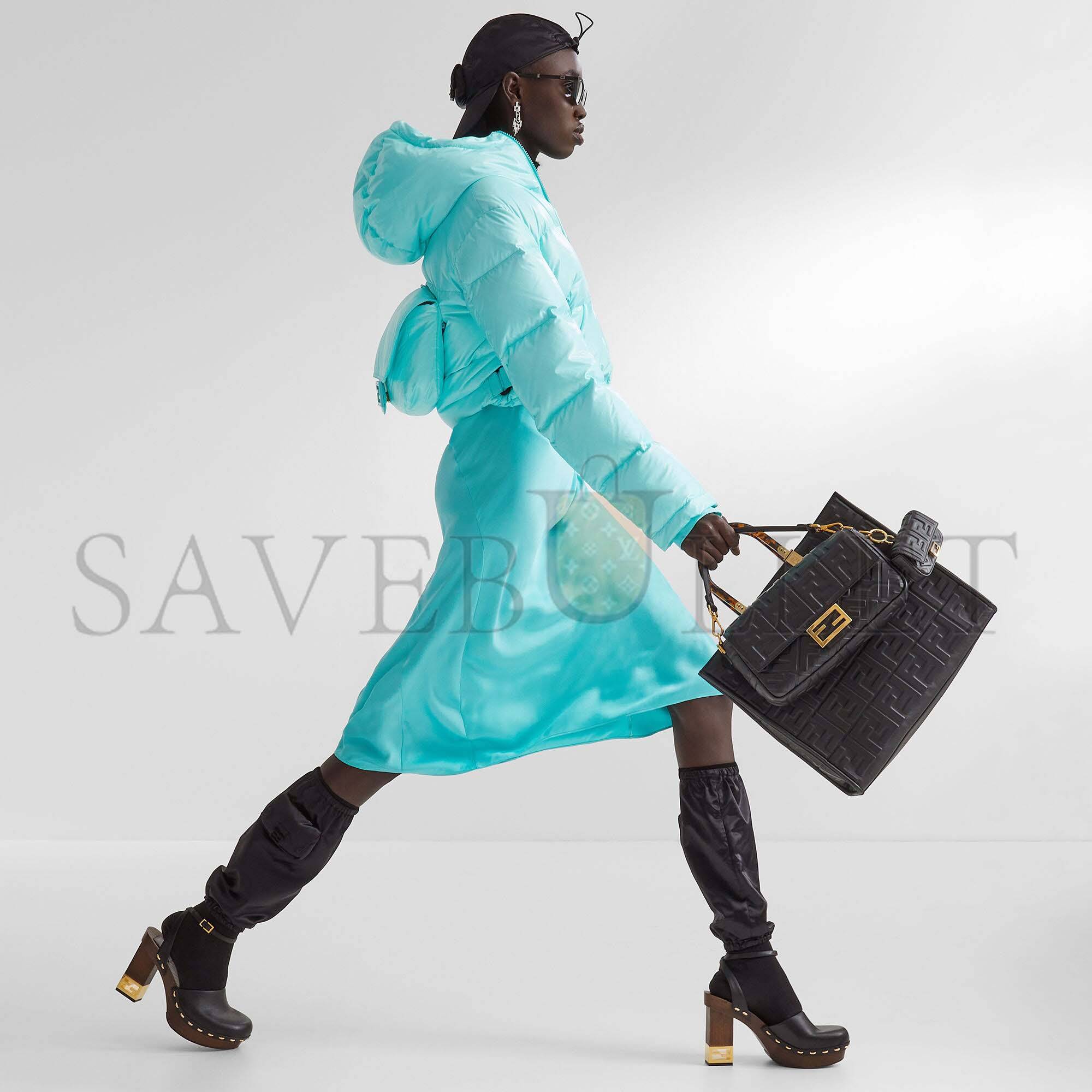 FENDI SUNSHINE MEDIUM - BLACK LEATHER SHOPPER 8BH386AMCVF0KUR (35*31*17cm) FENDI SUNSHINE MEDIUM - BLACK LEATHER SHOPPER 8BH386AMCVF0KUR (35*31*17cm)