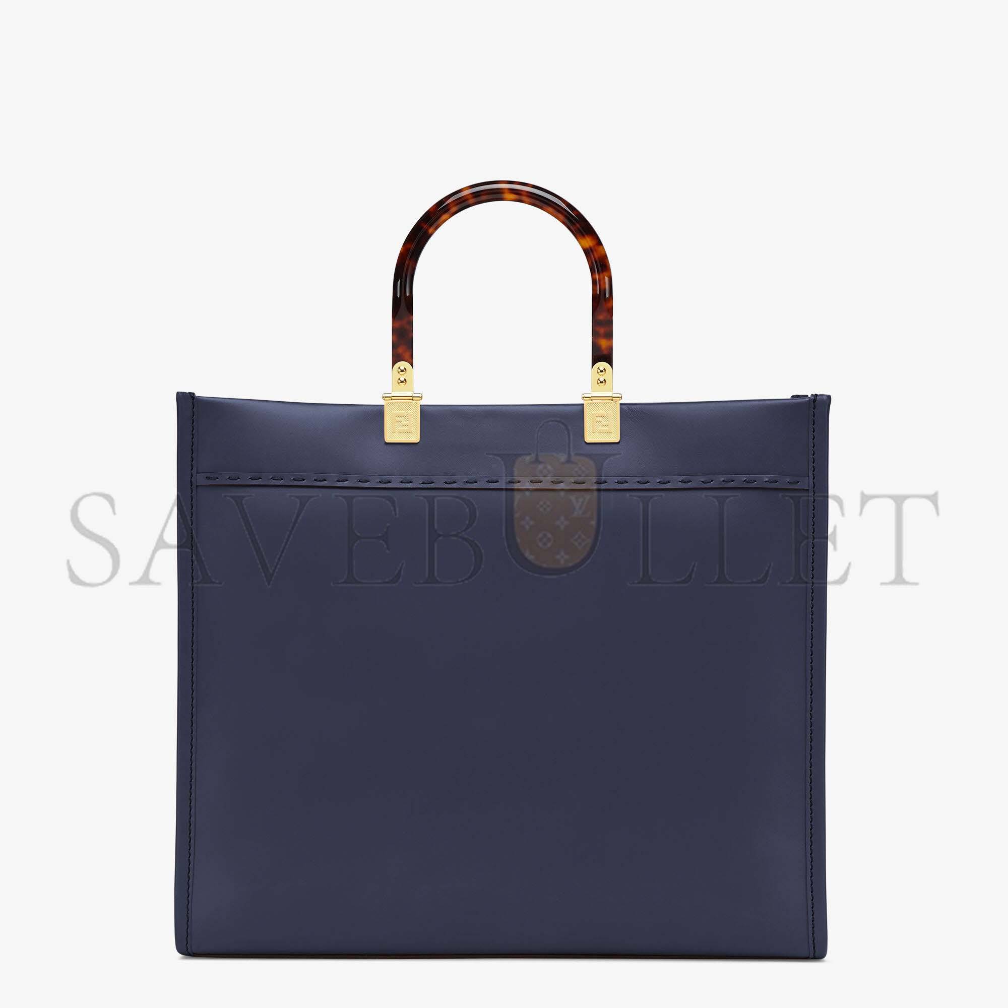 FENDI SUNSHINE MEDIUM - DARK BLUE LEATHER SHOPPER 8BH386ABVLF1998 (35*31*17cm) FENDI SUNSHINE MEDIUM - DARK BLUE LEATHER SHOPPER 8BH386ABVLF1998 (35*31*17cm)
