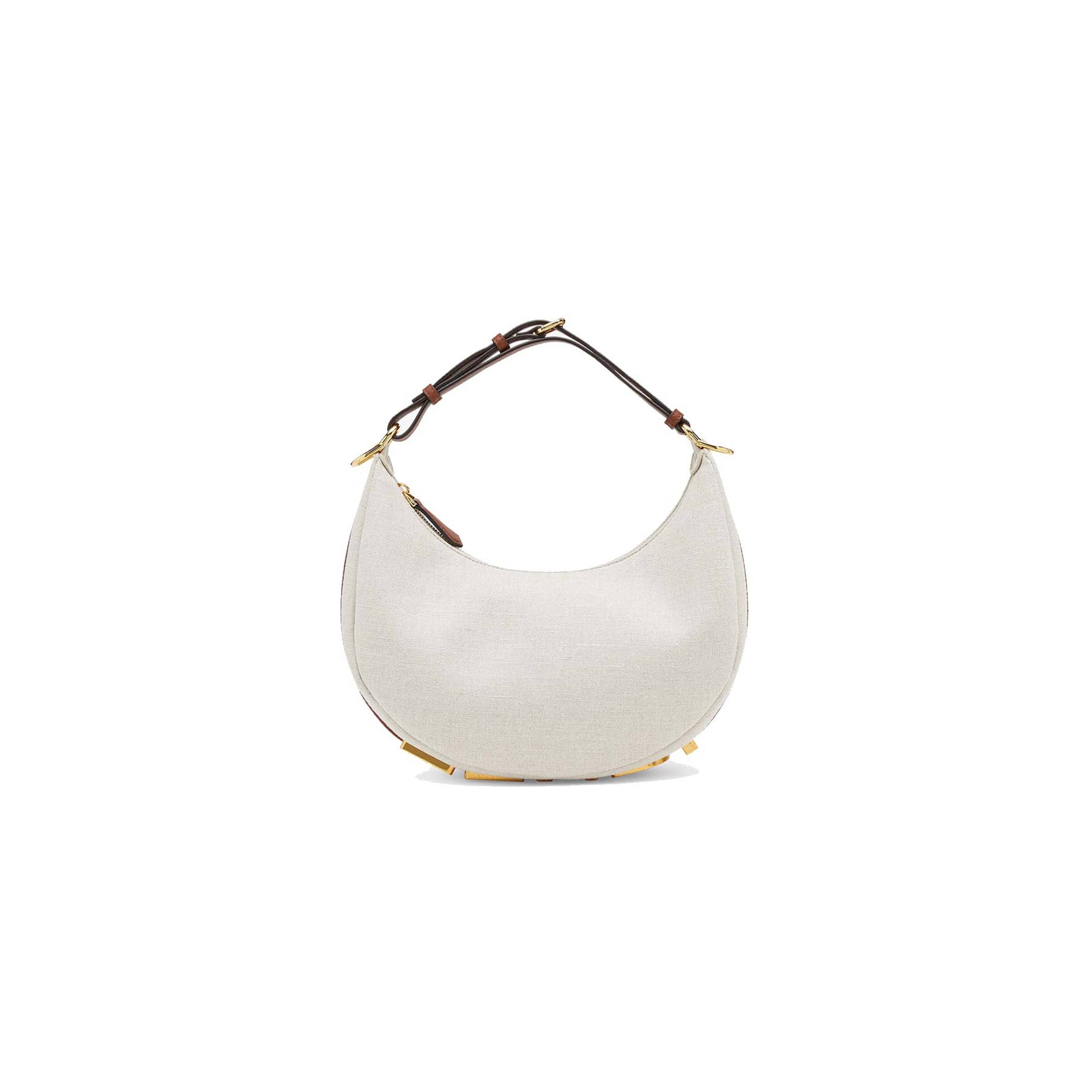 MEDIUM FENDI GRAPHY SMALL - WHITE CANVAS BAG 8BR798AKK1F1I3N (29*24.5*10cm) MEDIUM FENDI GRAPHY SMALL - WHITE CANVAS BAG 8BR798AKK1F1I3N (29*24.5*10cm)