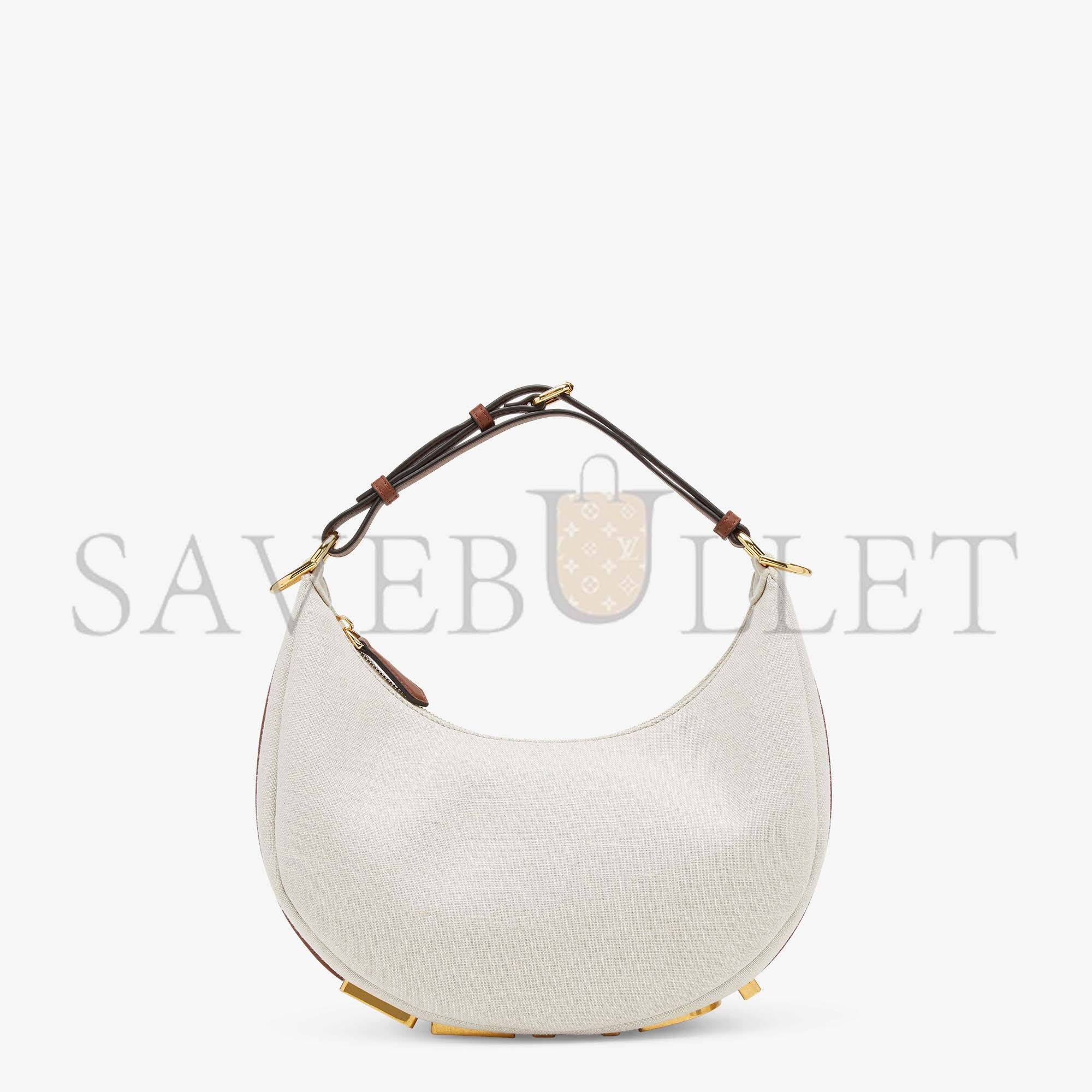 MEDIUM FENDI GRAPHY SMALL - WHITE CANVAS BAG 8BR798AKK1F1I3N (29*24.5*10cm) MEDIUM FENDI GRAPHY SMALL - WHITE CANVAS BAG 8BR798AKK1F1I3N (29*24.5*10cm)