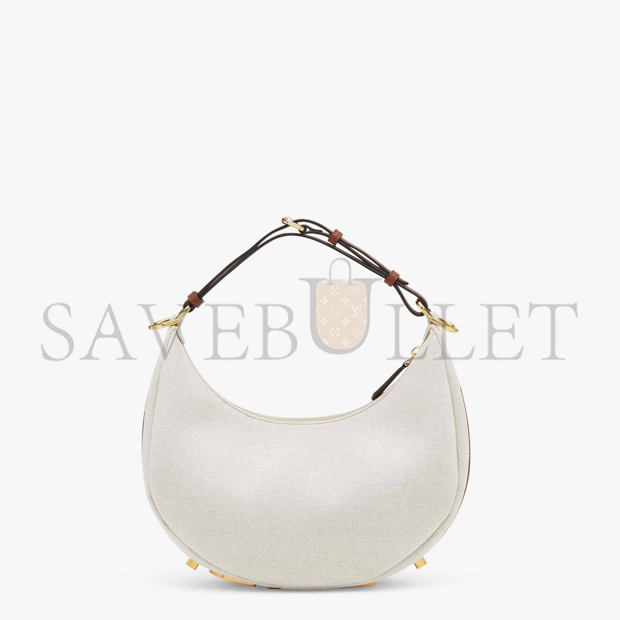 MEDIUM FENDI GRAPHY SMALL - WHITE CANVAS BAG 8BR798AKK1F1I3N (29*24.5*10cm) MEDIUM FENDI GRAPHY SMALL - WHITE CANVAS BAG 8BR798AKK1F1I3N (29*24.5*10cm)