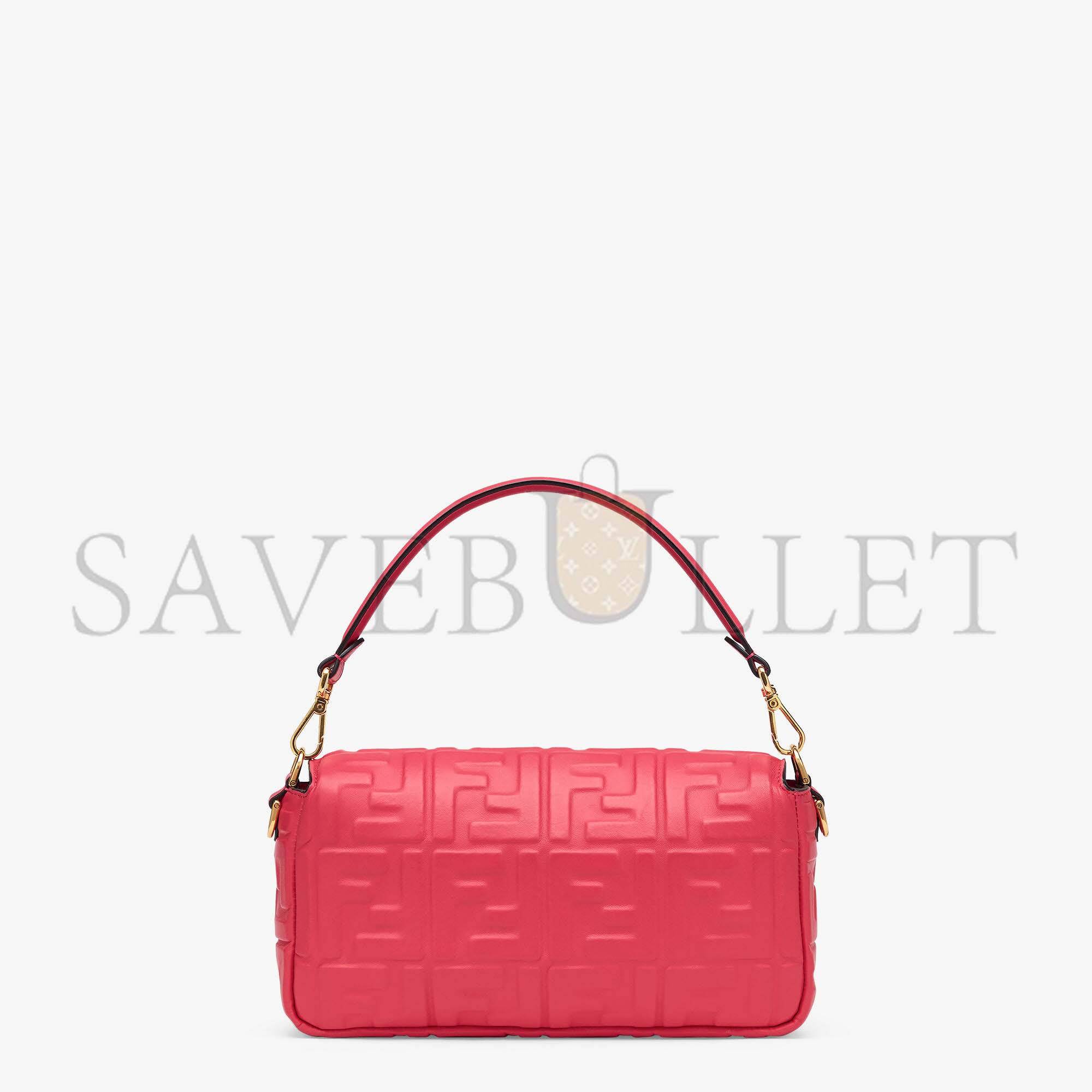 FENDI BAGUETTE - RED NAPPA LEATHER BAG 8BR600A72VF1844 (27*15*6cm) FENDI BAGUETTE - RED NAPPA LEATHER BAG 8BR600A72VF1844 (27*15*6cm)
