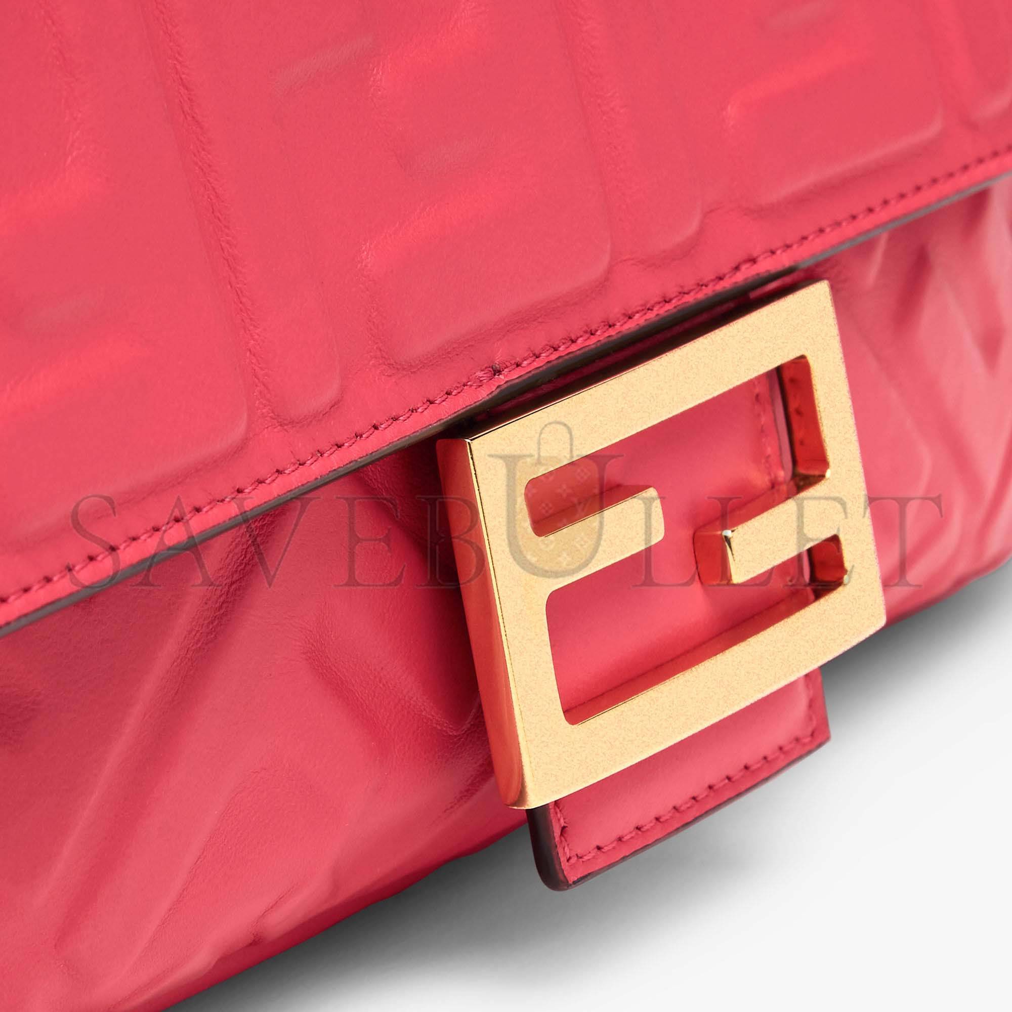 FENDI BAGUETTE - RED NAPPA LEATHER BAG 8BR600A72VF1844 (27*15*6cm) FENDI BAGUETTE - RED NAPPA LEATHER BAG 8BR600A72VF1844 (27*15*6cm)