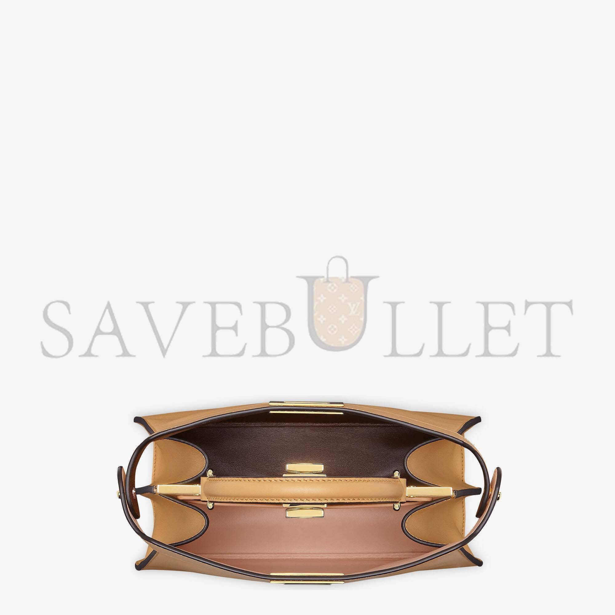FENDI PEEKABOO ISEEU SMALL - BEIGE LEATHER BAG 8BN327AFL0F1E8B (27*21*11cm) FENDI PEEKABOO ISEEU SMALL - BEIGE LEATHER BAG 8BN327AFL0F1E8B (27*21*11cm)