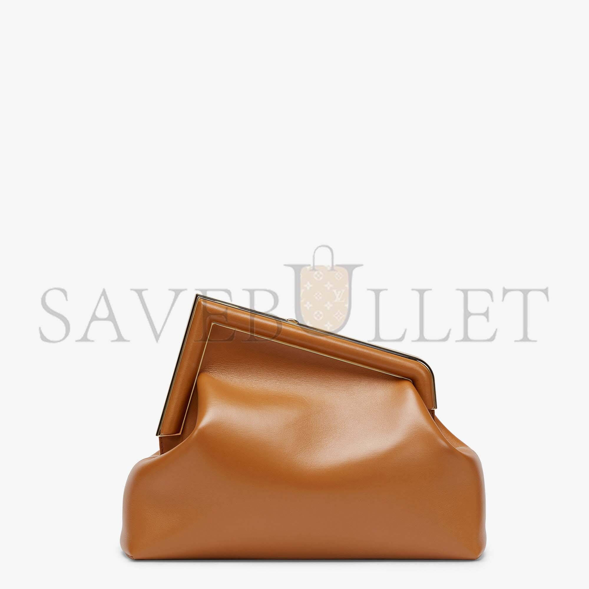 FENDI FIRST MEDIUM - BROWN LEATHER BAG 8BP127ABVEF0NYJ (32.5*23.5*15cm) FENDI FIRST MEDIUM - BROWN LEATHER BAG 8BP127ABVEF0NYJ (32.5*23.5*15cm)