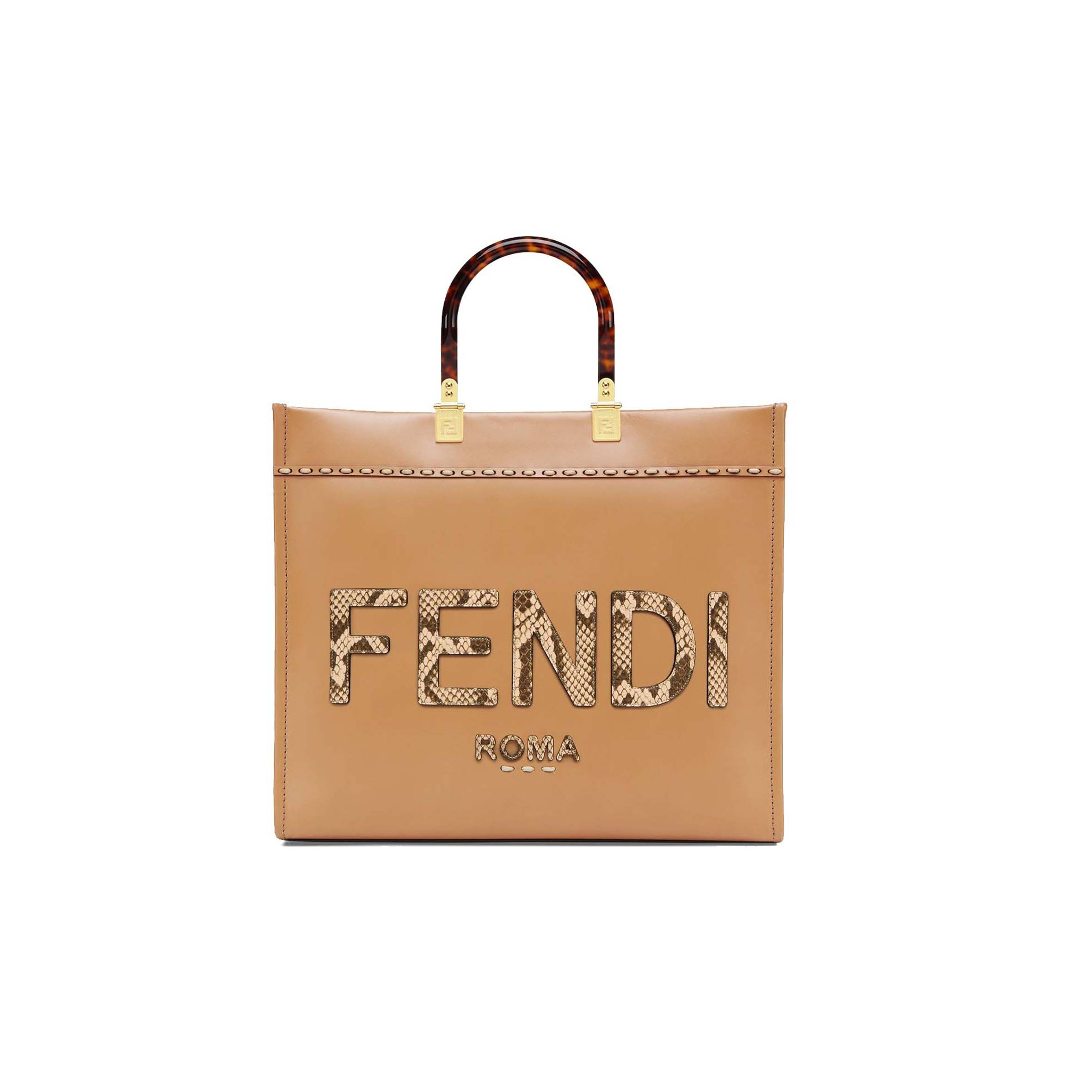 FENDI SUNSHINE MEDIUM - LIGHT BROWN LEATHER AND ELAPHE SHOPPER BAG 8BH386AHN5F1FEO (35*31*17cm) FENDI SUNSHINE MEDIUM - LIGHT BROWN LEATHER AND ELAPHE SHOPPER BAG 8BH386AHN5F1FEO (35*31*17cm)