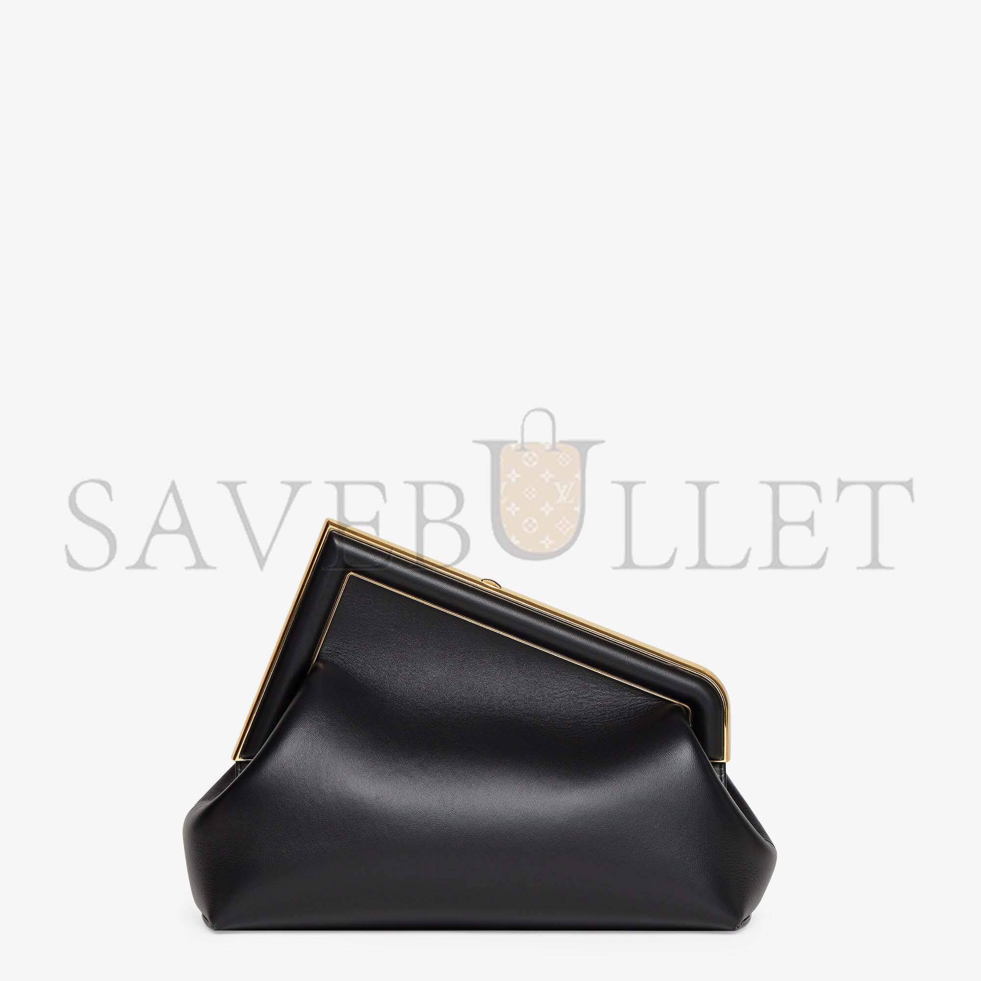 FENDI FIRST MIDI - BLACK LEATHER BAG 8BP137ABVEF0KUR (30*20*14cm) FENDI FIRST MIDI - BLACK LEATHER BAG 8BP137ABVEF0KUR (30*20*14cm)