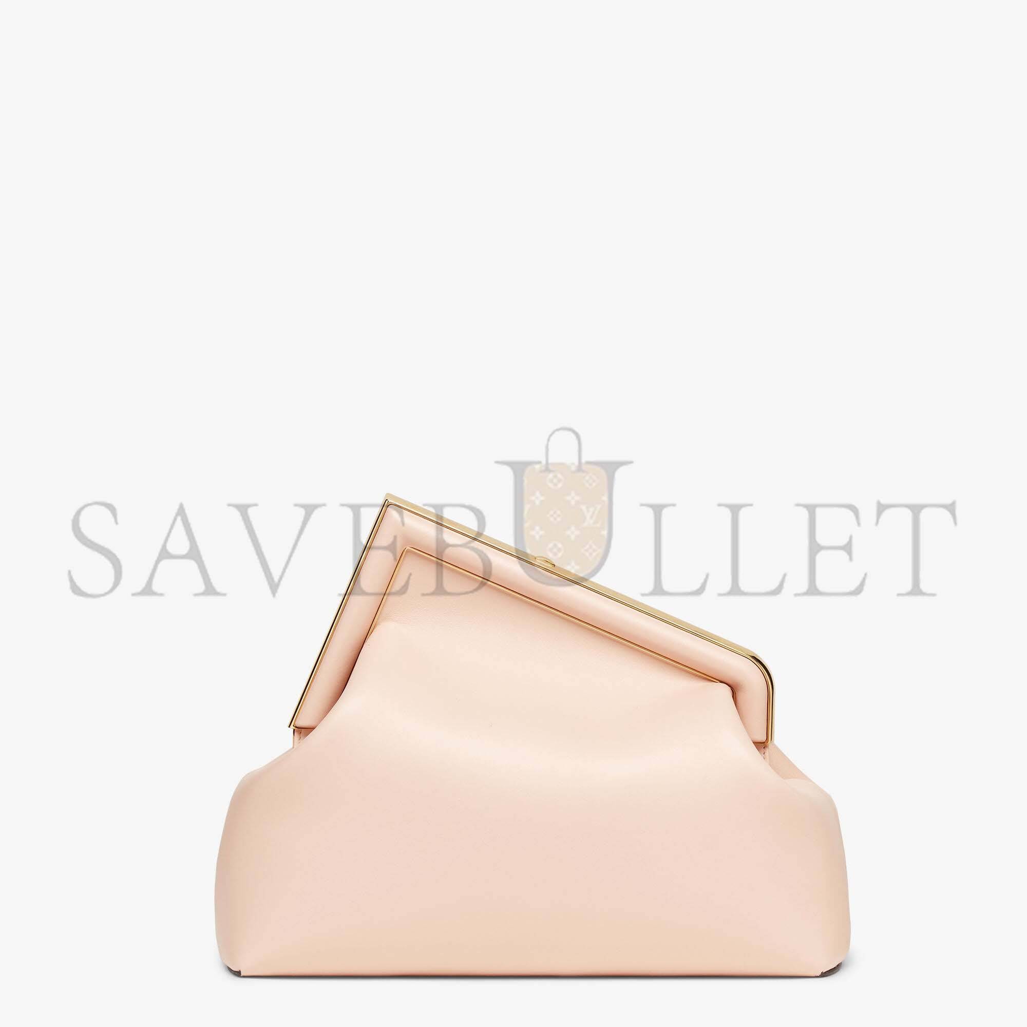 FENDI FIRST MEDIUM - PALE PINK LEATHER BAG 8BP127ABVEF14N1 (32.5*23.5*15cm) FENDI FIRST MEDIUM - PALE PINK LEATHER BAG 8BP127ABVEF14N1 (32.5*23.5*15cm)