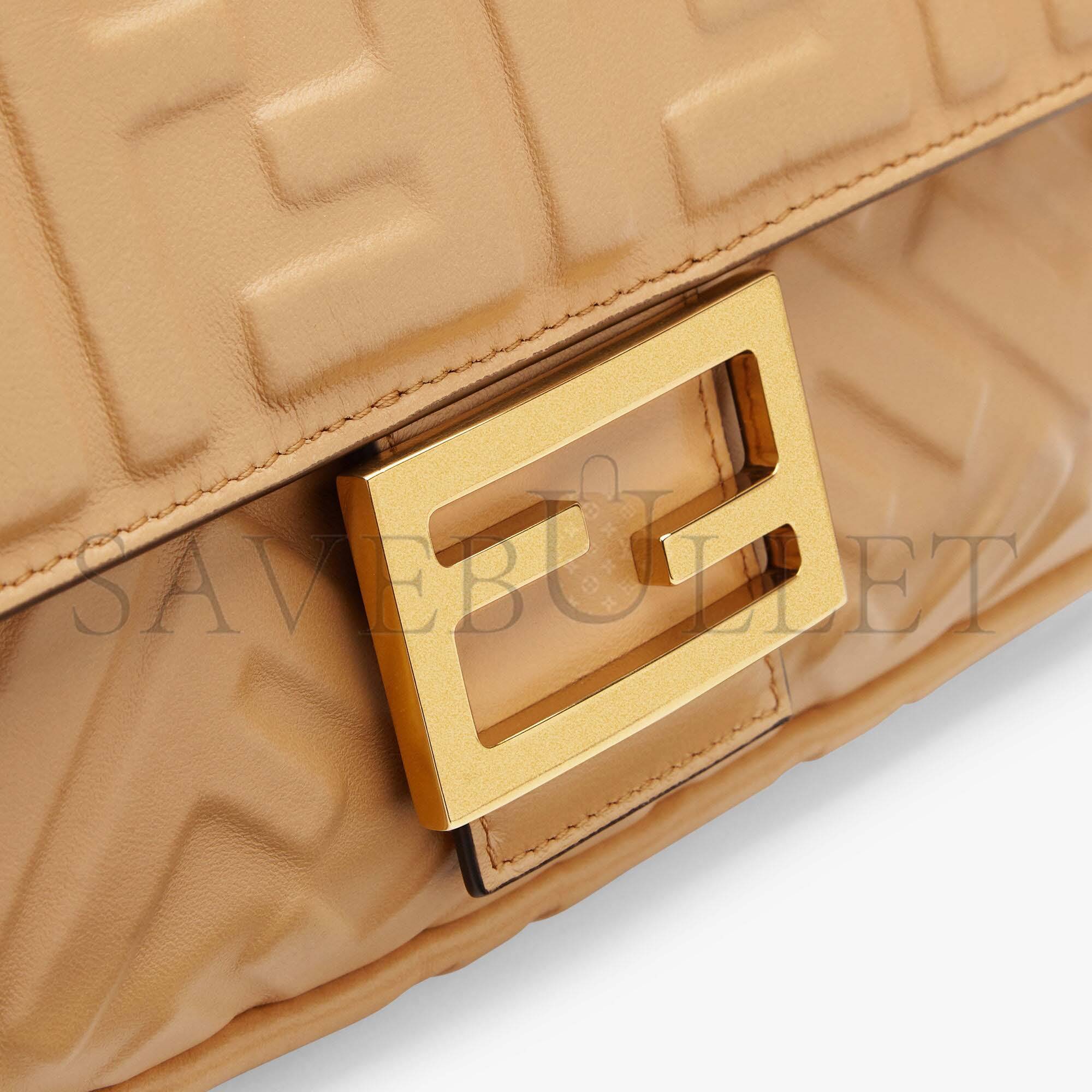 FENDI BAGUETTE - BEIGE LEATHER BAG 8BR600A72VF1BZ2 (27*15*6cm) FENDI BAGUETTE - BEIGE LEATHER BAG 8BR600A72VF1BZ2 (27*15*6cm)