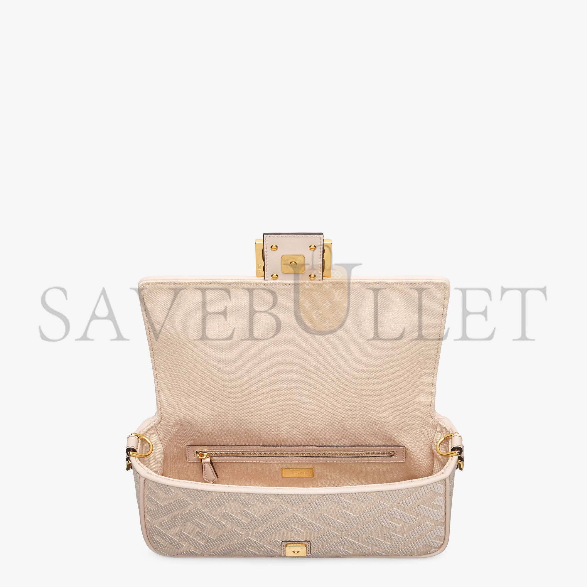 FENDI BAGUETTE - PINK FF CANVAS BAG 8BR600AC9OF1F7L (27*15*6cm) FENDI BAGUETTE - PINK FF CANVAS BAG 8BR600AC9OF1F7L (27*15*6cm)