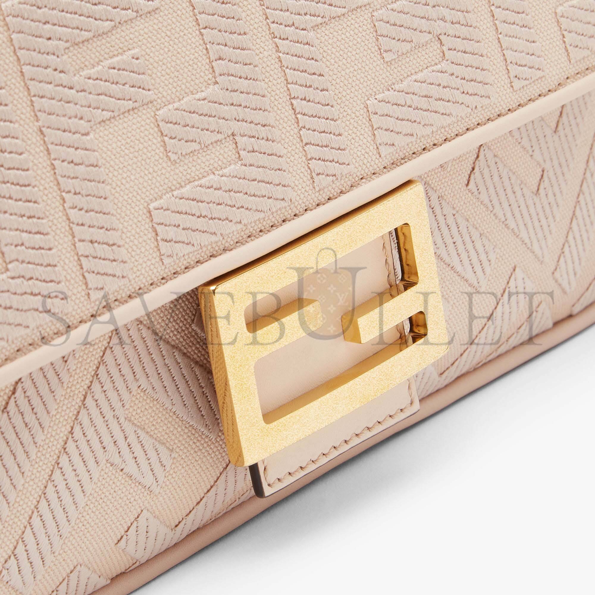 FENDI BAGUETTE - PINK FF CANVAS BAG 8BR600AC9OF1F7L (27*15*6cm) FENDI BAGUETTE - PINK FF CANVAS BAG 8BR600AC9OF1F7L (27*15*6cm)