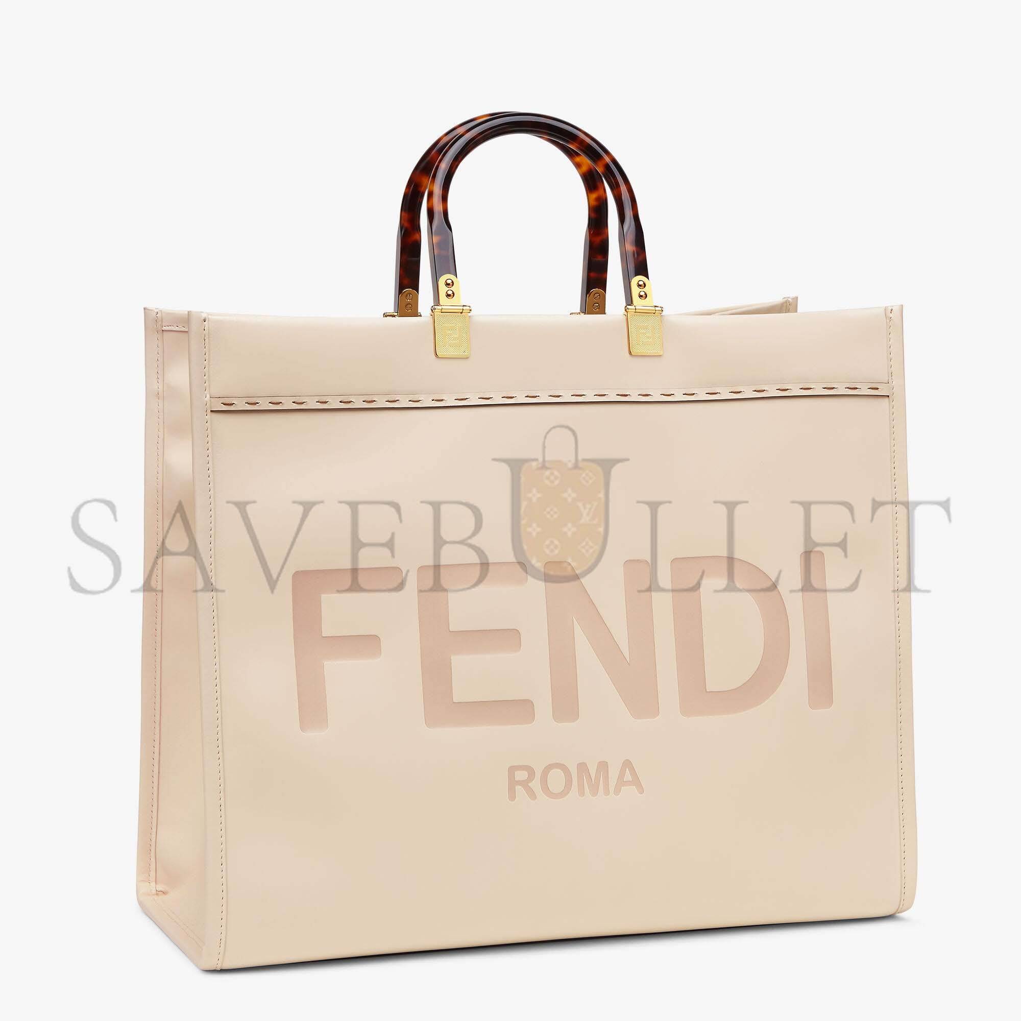 FENDI LARGE FENDI SUNSHINE - PINK LEATHER SHOPPER 8BH372ABVLF1BA9 (40.5*35*21.5cm) FENDI LARGE FENDI SUNSHINE - PINK LEATHER SHOPPER 8BH372ABVLF1BA9 (40.5*35*21.5cm)