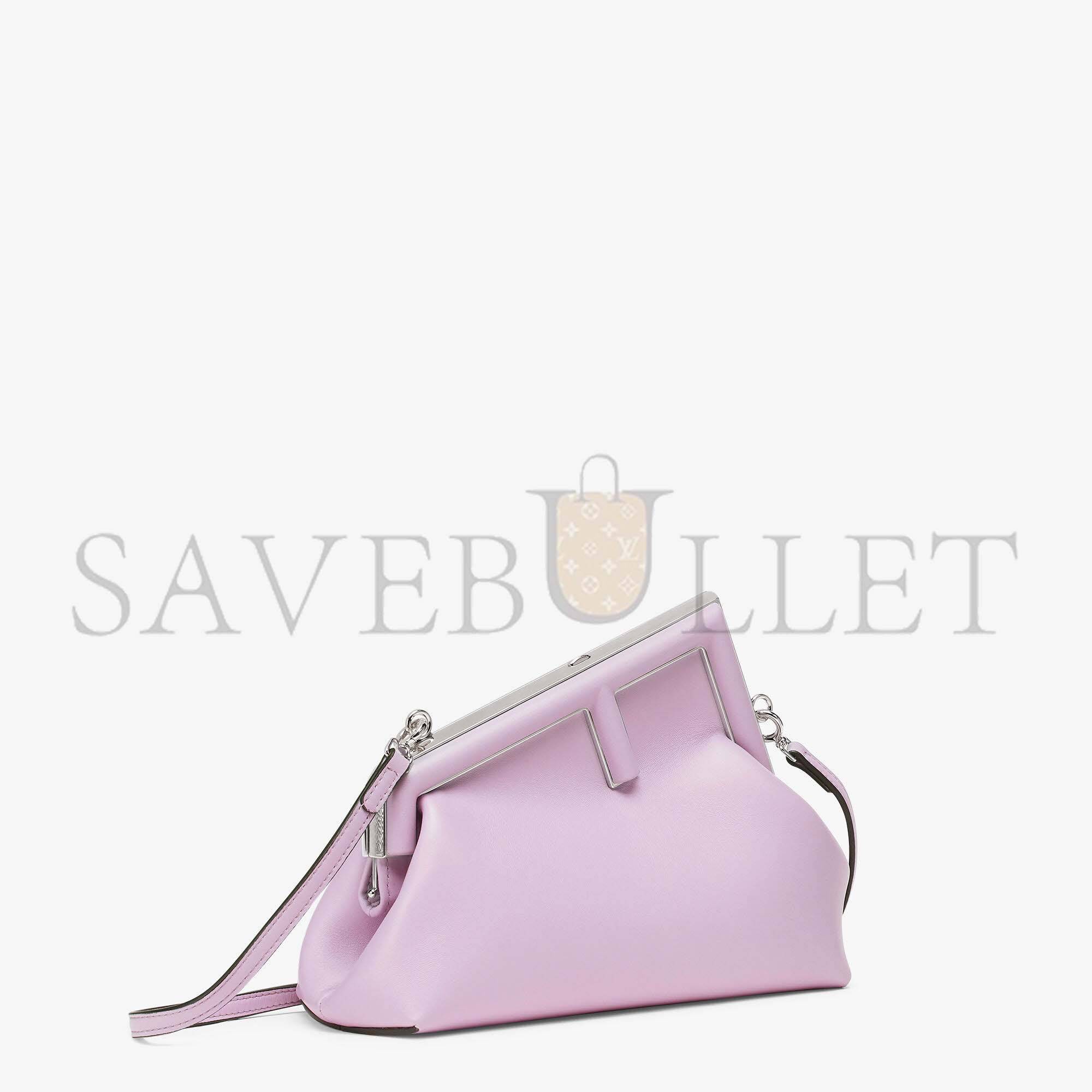 FENDI FIRST SMALL - LILAC LEATHER BAG 8BP129ABVEF1HOS (26*18*9.5cm) FENDI FIRST SMALL - LILAC LEATHER BAG 8BP129ABVEF1HOS (26*18*9.5cm)