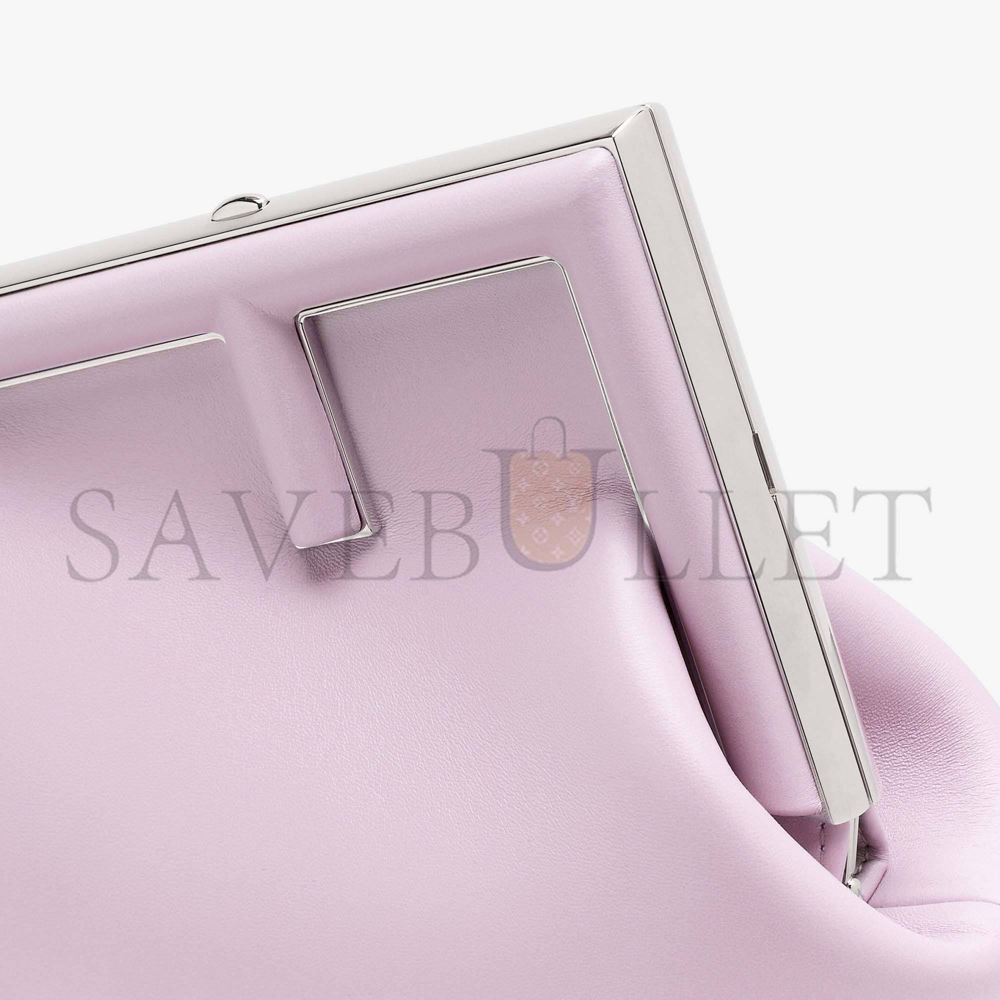 FENDI FIRST SMALL - LILAC LEATHER BAG 8BP129ABVEF1HOS (26*18*9.5cm) FENDI FIRST SMALL - LILAC LEATHER BAG 8BP129ABVEF1HOS (26*18*9.5cm)