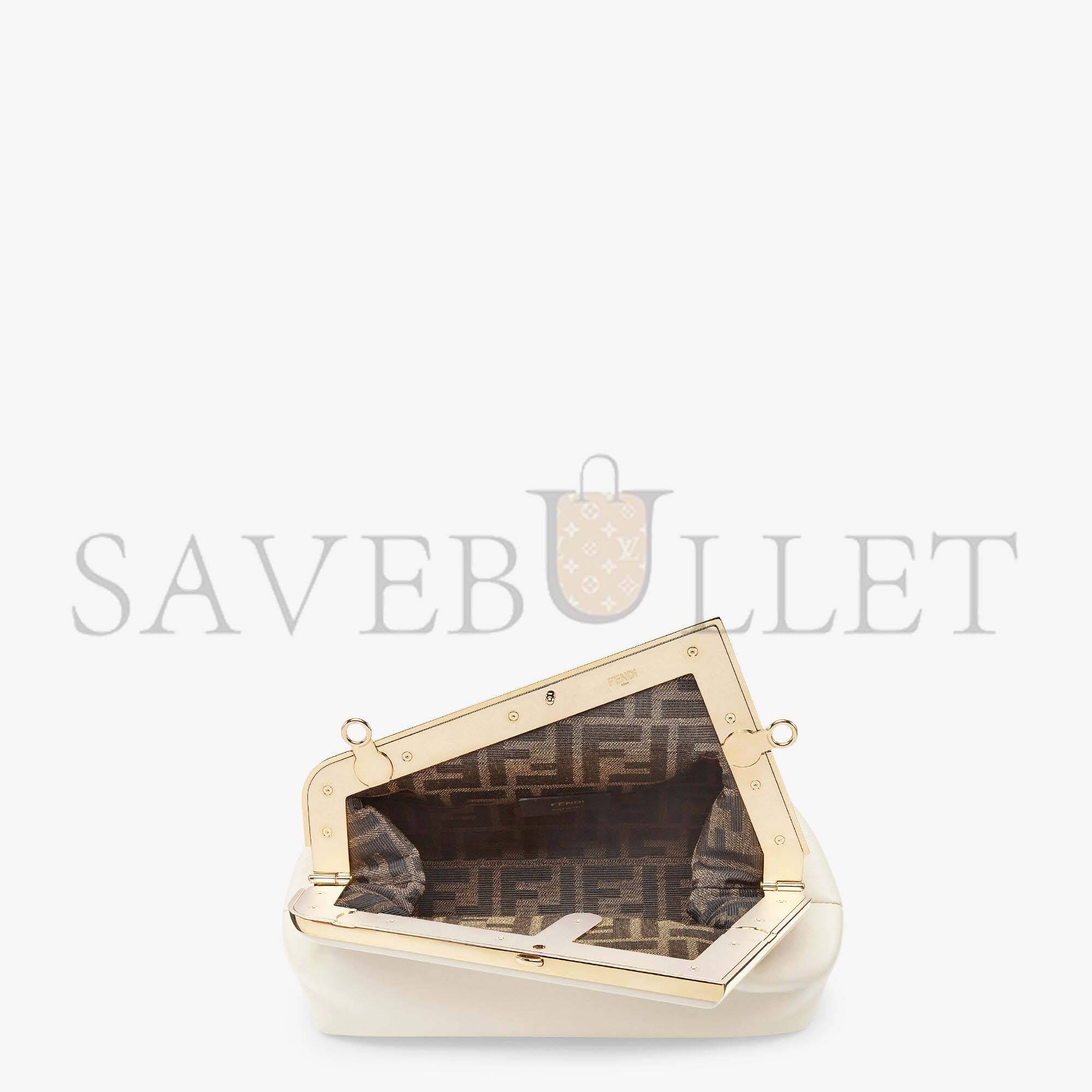 FENDI FIRST SMALL - CAMELLIA LEATHER BAG 8BP129ABVEF0VWM (26*18*9.5cm) FENDI FIRST SMALL - CAMELLIA LEATHER BAG 8BP129ABVEF0VWM (26*18*9.5cm)