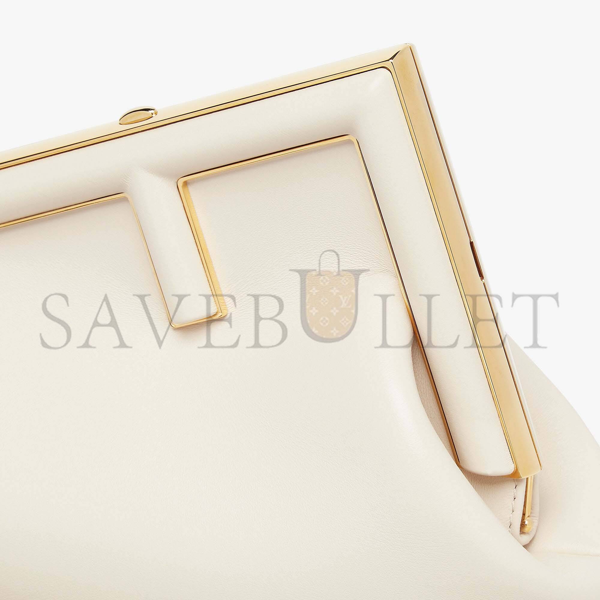 FENDI FIRST SMALL - CAMELLIA LEATHER BAG 8BP129ABVEF0VWM (26*18*9.5cm) FENDI FIRST SMALL - CAMELLIA LEATHER BAG 8BP129ABVEF0VWM (26*18*9.5cm)