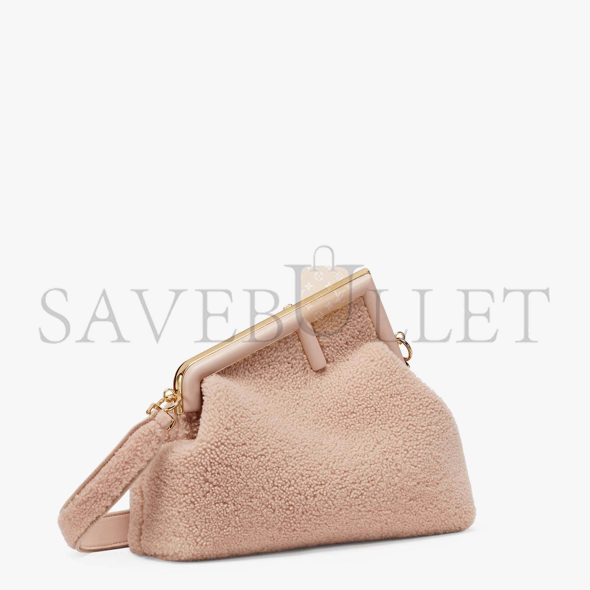 FENDI FIRST MEDIUM - PINK SHEEPSKIN BAG 8BP127AHNAF0H43 (32.5*23.5*15cm) FENDI FIRST MEDIUM - PINK SHEEPSKIN BAG 8BP127AHNAF0H43 (32.5*23.5*15cm)