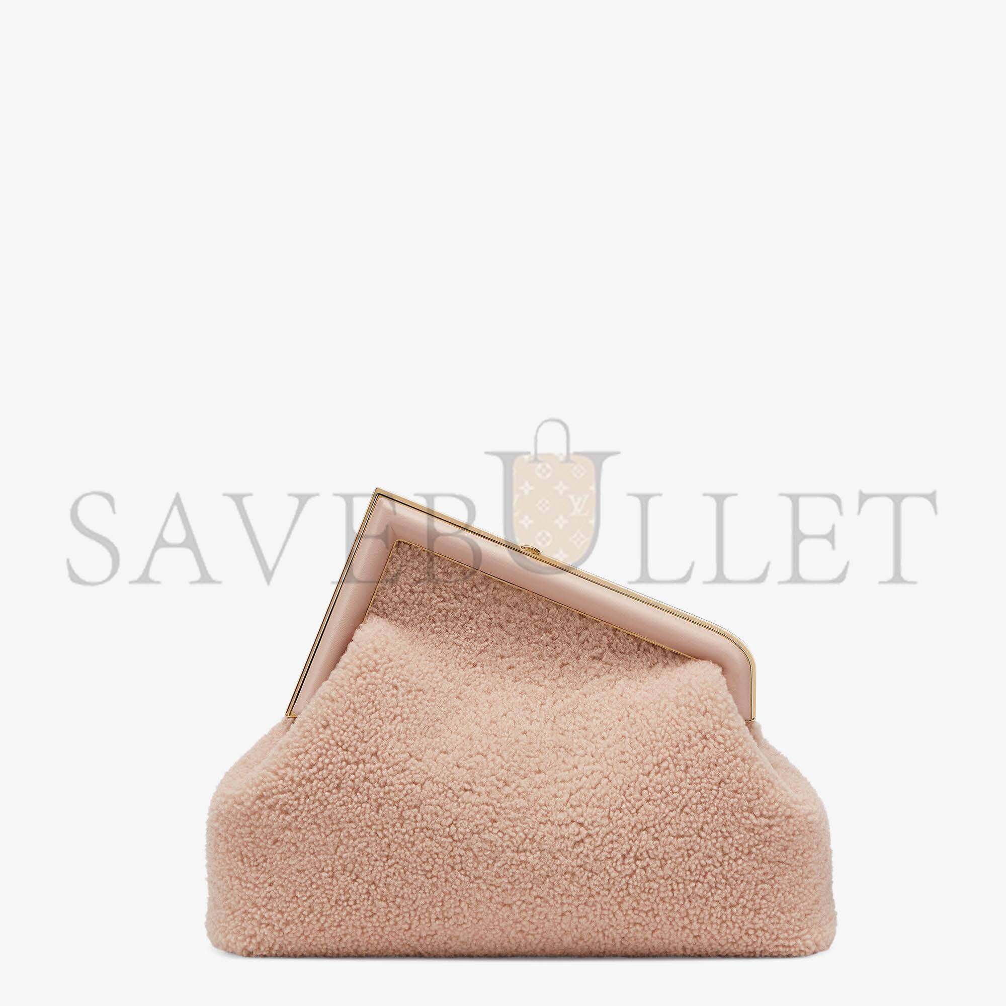 FENDI FIRST MEDIUM - PINK SHEEPSKIN BAG 8BP127AHNAF0H43 (32.5*23.5*15cm) FENDI FIRST MEDIUM - PINK SHEEPSKIN BAG 8BP127AHNAF0H43 (32.5*23.5*15cm)