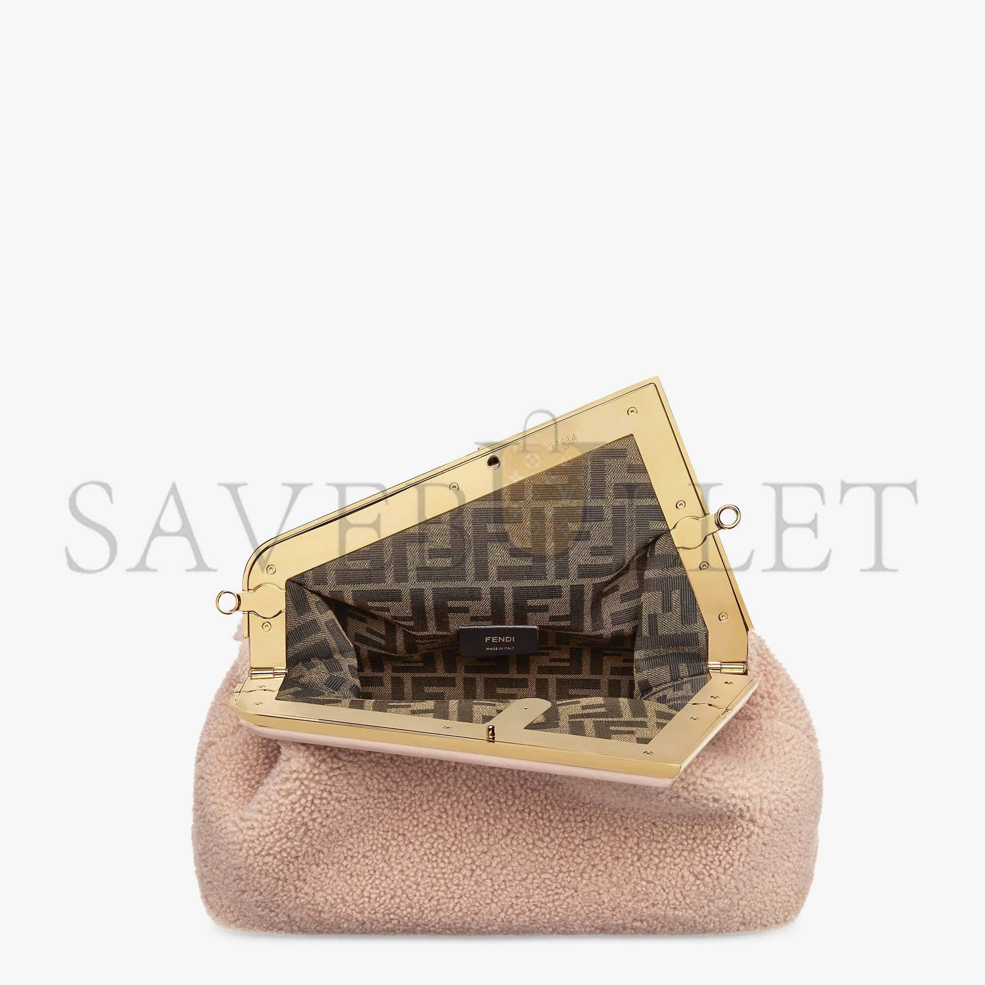 FENDI FIRST MEDIUM - PINK SHEEPSKIN BAG 8BP127AHNAF0H43 (32.5*23.5*15cm) FENDI FIRST MEDIUM - PINK SHEEPSKIN BAG 8BP127AHNAF0H43 (32.5*23.5*15cm)